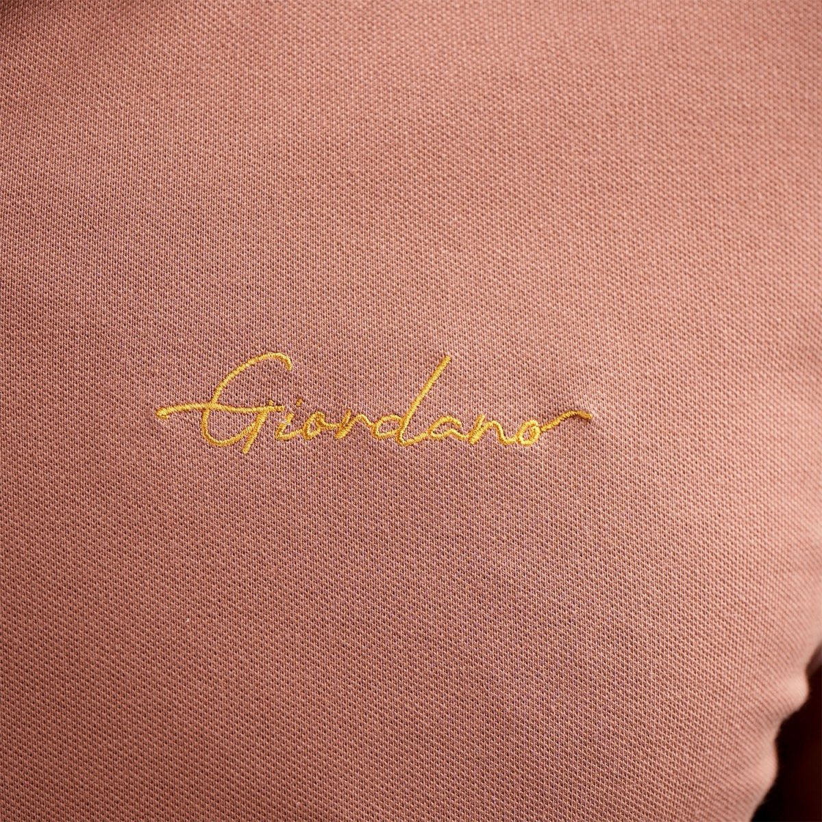 Men's Classic Slim Fit Polo With Signature Embroidery - Giordano