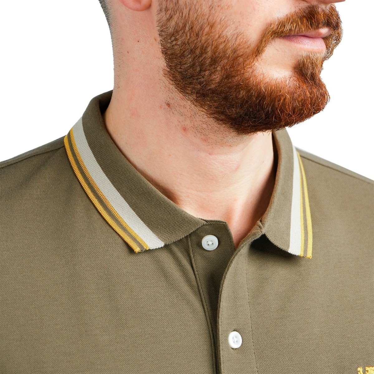 Men's Classic Slim Fit Polo With Signature Embroidery - Giordano