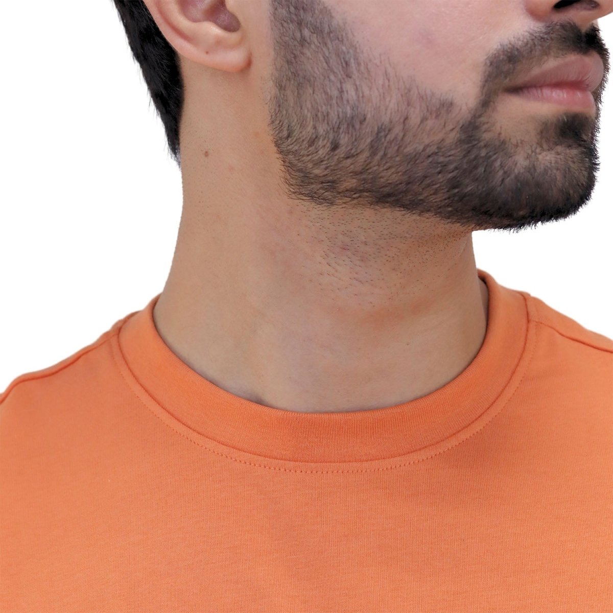 Men's Cotton Jersey Crew Neck Slim Fit Tee - Giordano