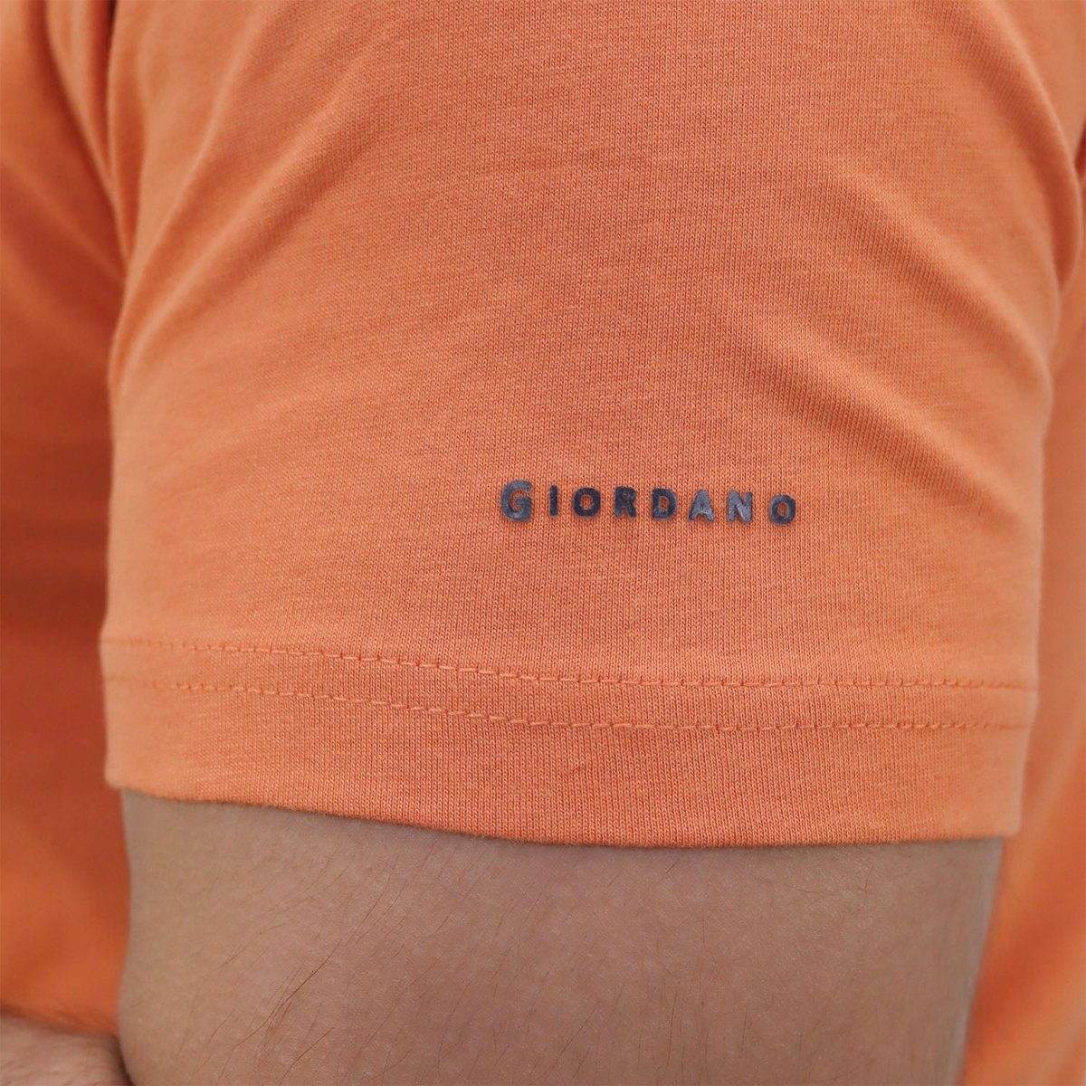 Men's Cotton Jersey Crew Neck Slim Fit Tee - Giordano