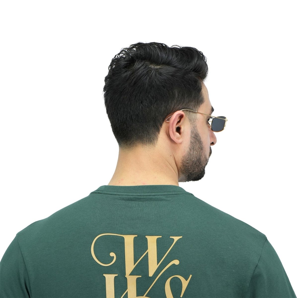 Men's Cotton Jersey Crewneck Short Sleeve Slim Fit Wws Print Tee - Giordano