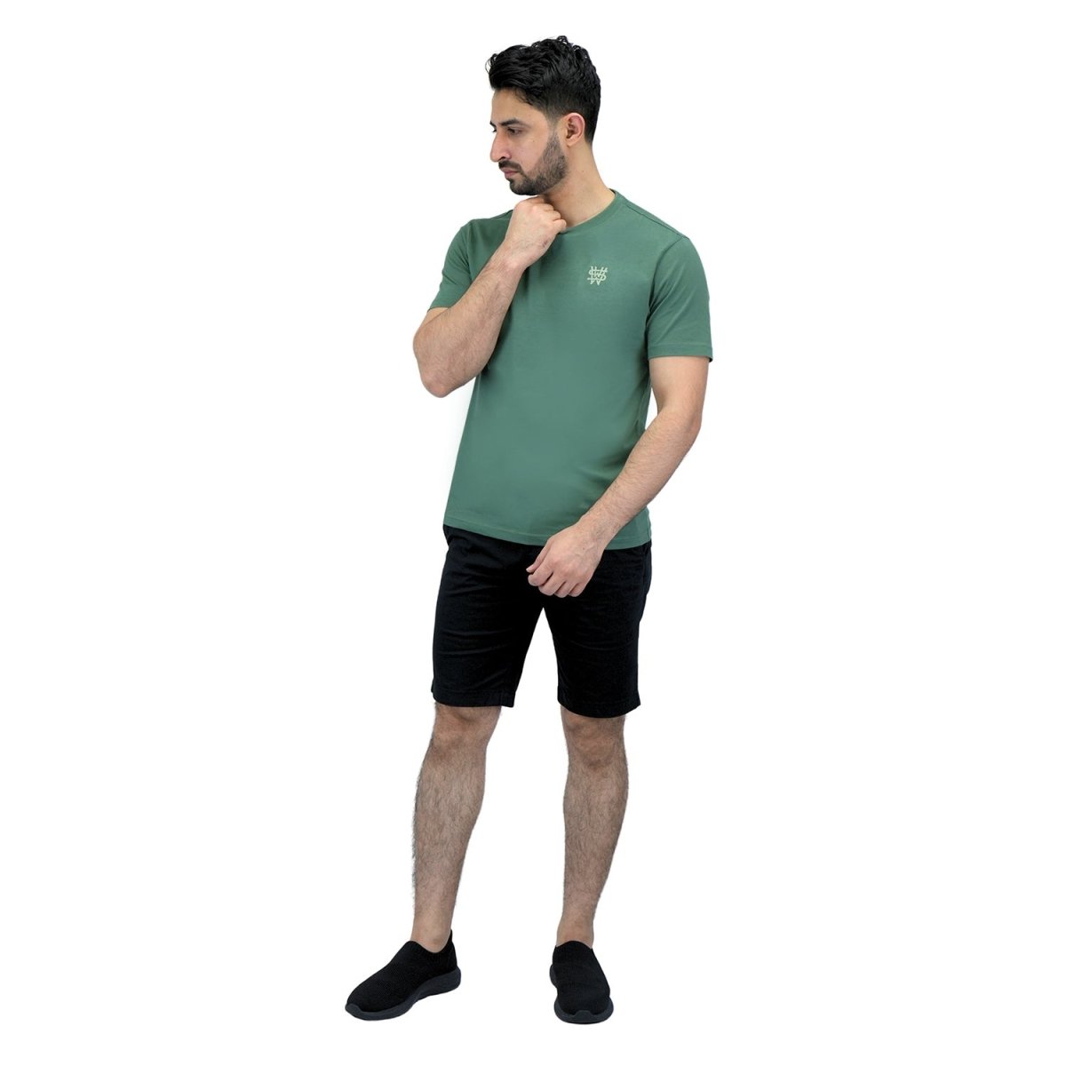 Men's Cotton Jersey Crewneck Short Sleeve Slim Fit Wws Print Tee - Giordano