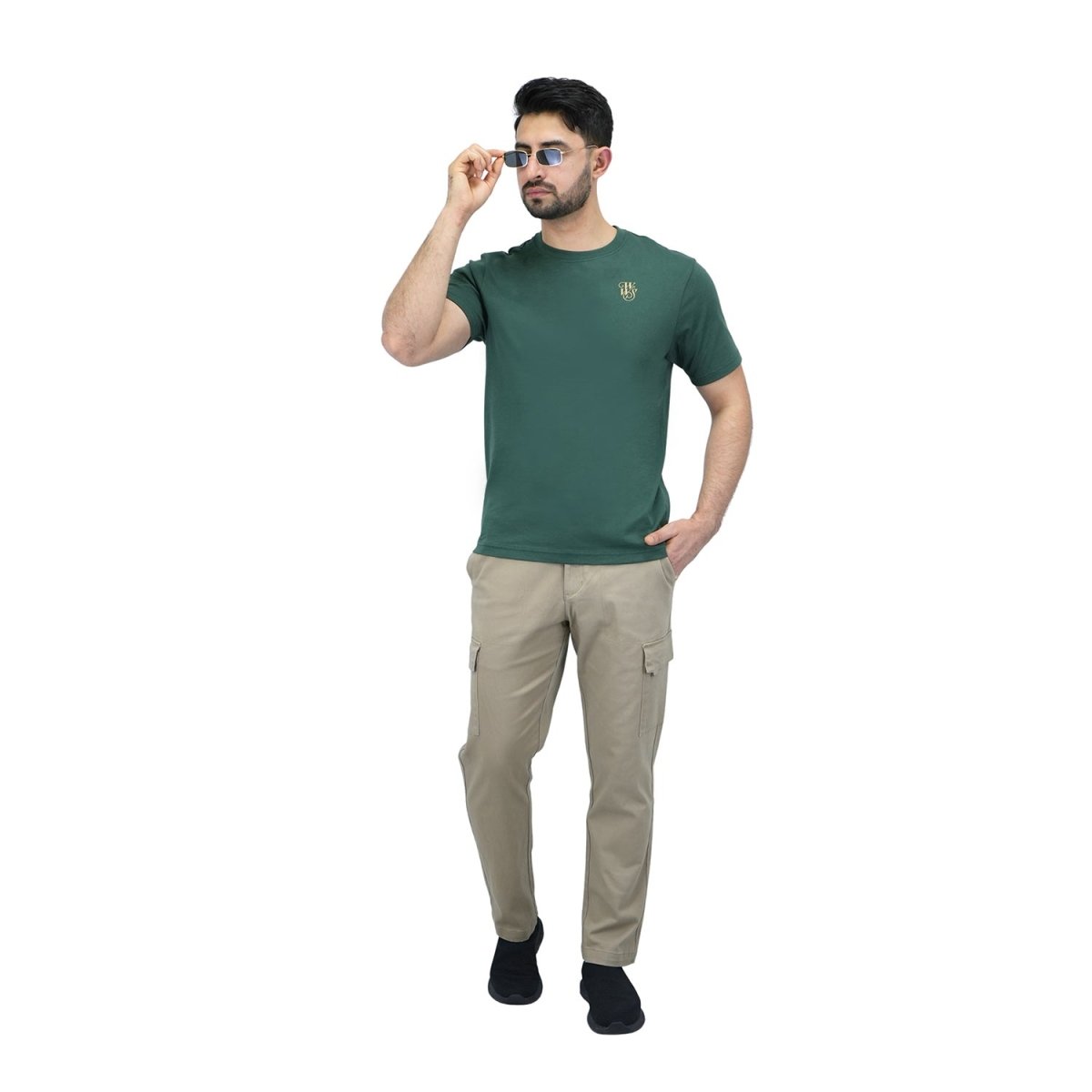 Men's Cotton Jersey Crewneck Short Sleeve Slim Fit Wws Print Tee - Giordano