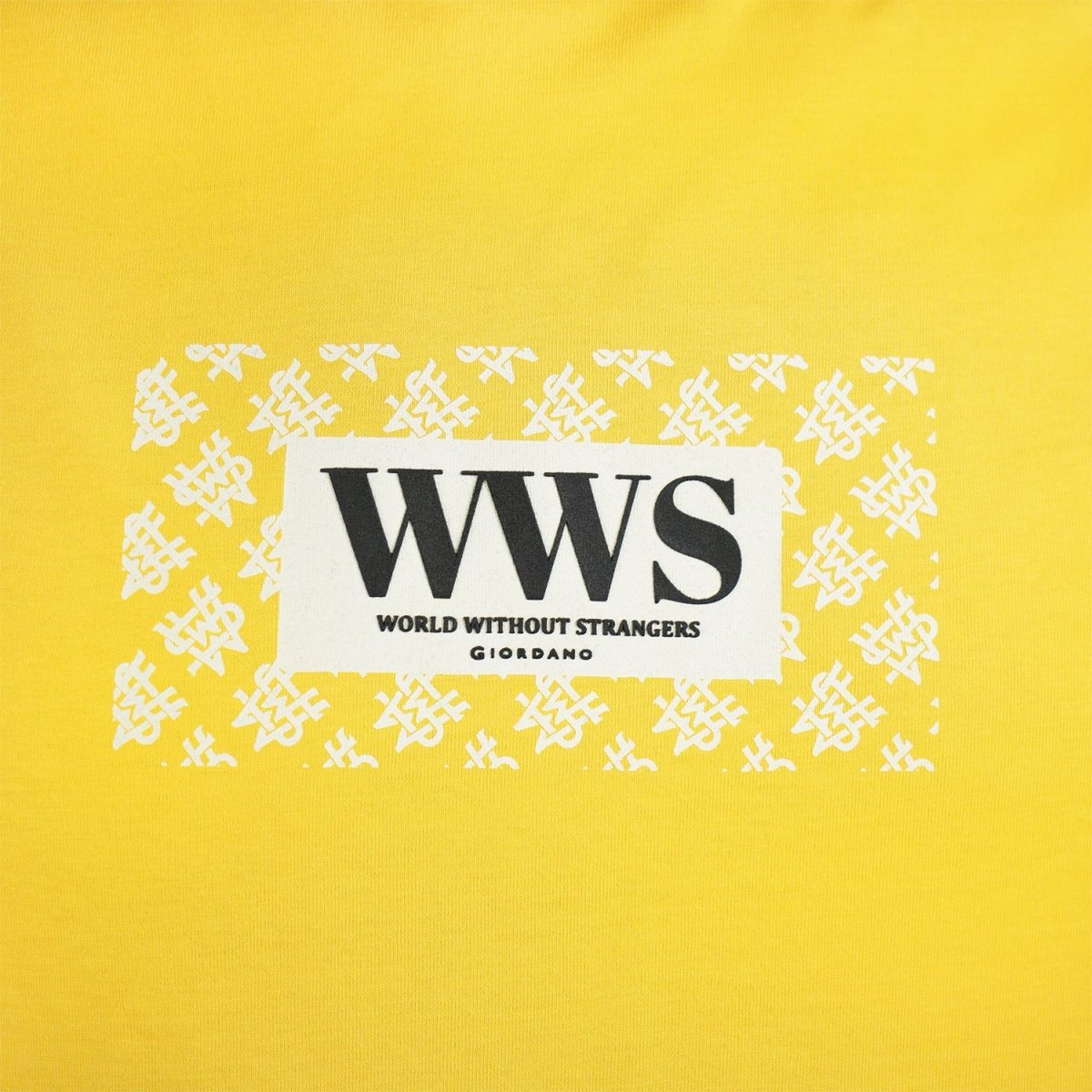 Men's Cotton Jersey Crewneck Short Sleeve Slim Fit Wws Print Tee - Giordano