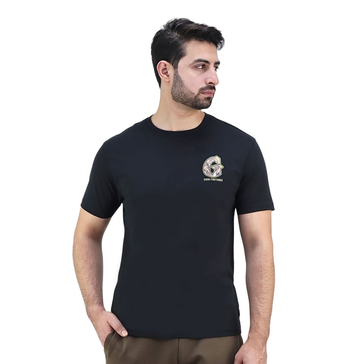 Men's Cotton Jersey Print Tee (Ai Tee) S - Shop Giordano