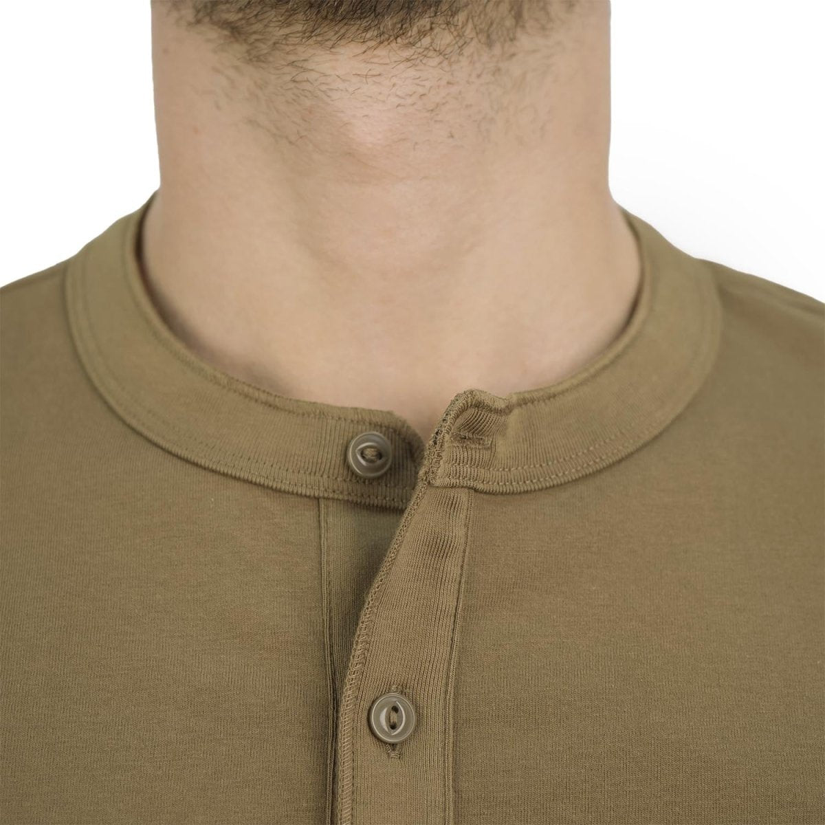 Men's Cotton Jersey Slim Fit Henley Tee - Giordano