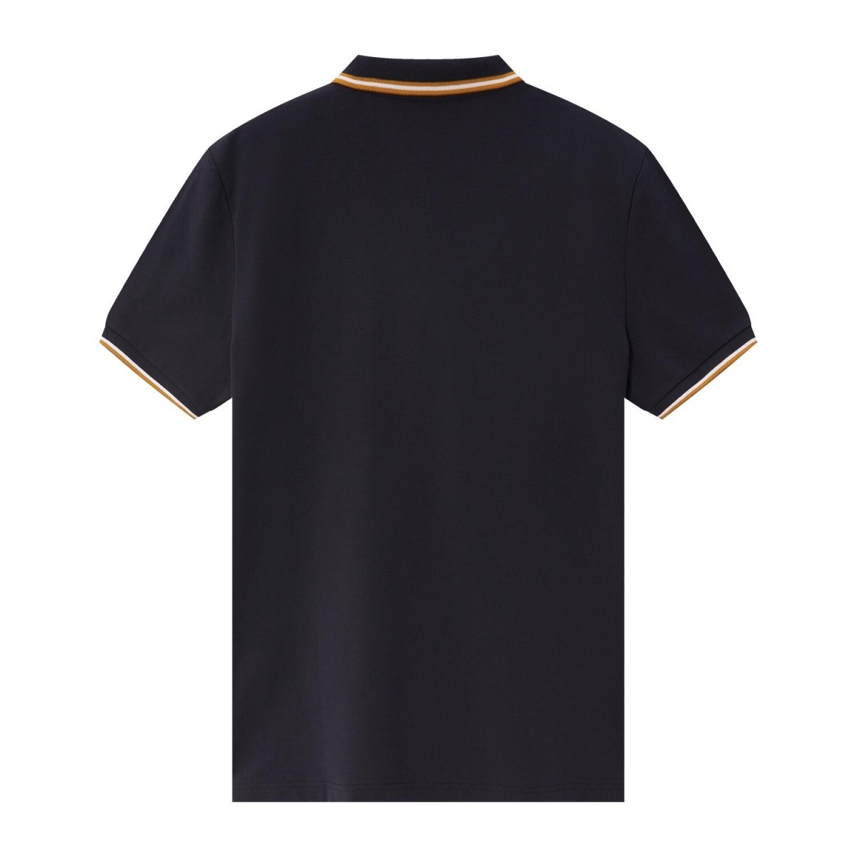 Men's Cotton Lycra Pique Polo - Slim Fit, Eagle Embroidery - Giordano