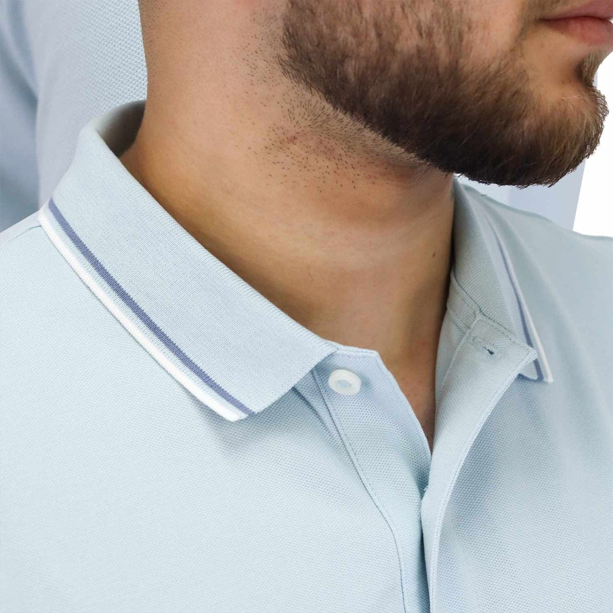 Men's Cotton Lycra Pique Slim Fit Polo - Giordano