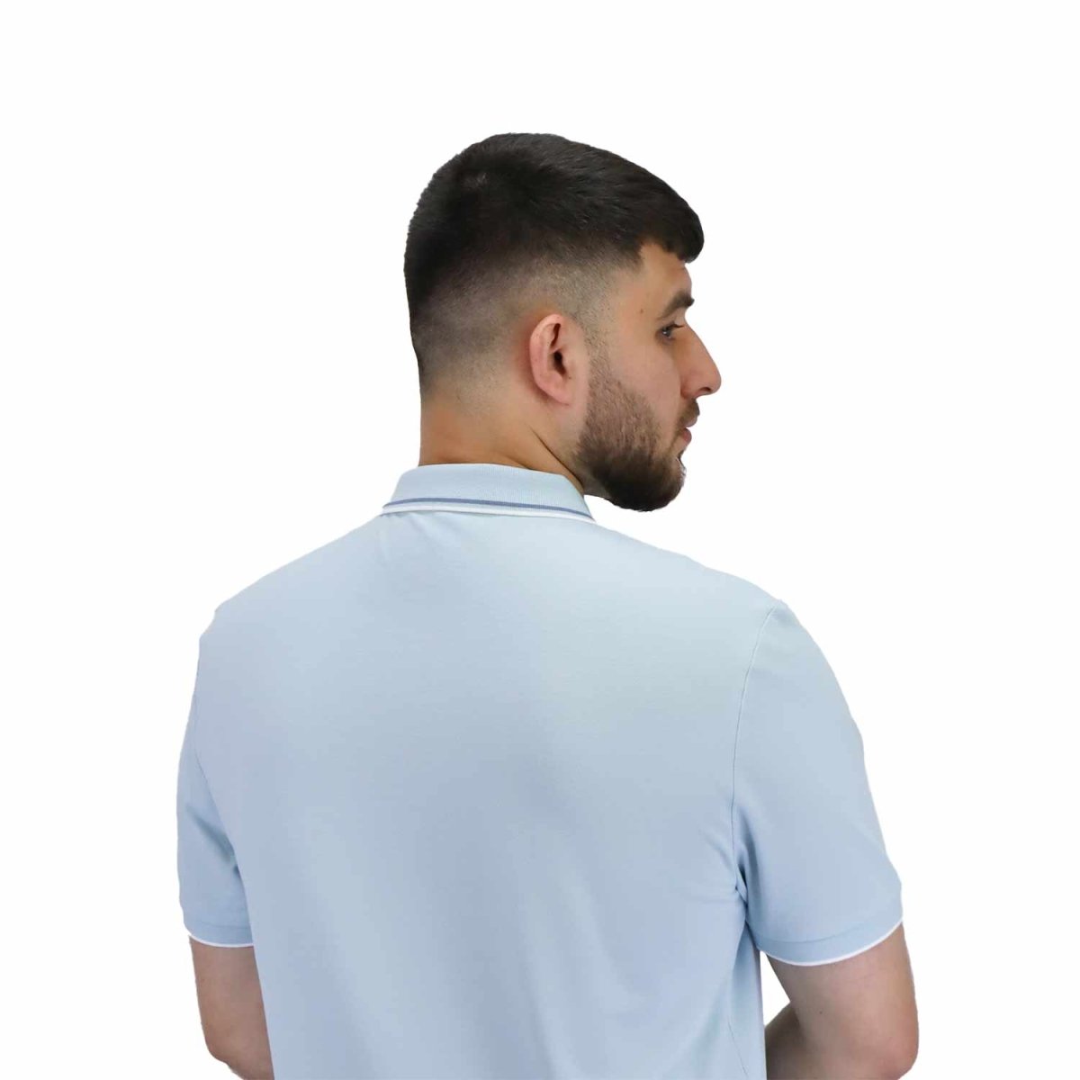 Men's Cotton Lycra Pique Slim Fit Polo - Giordano