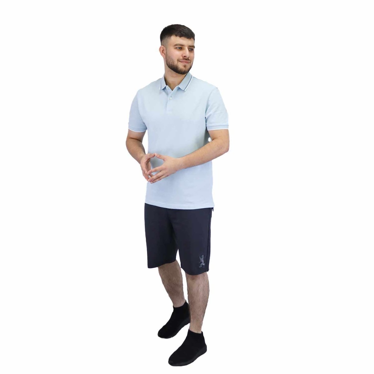 Men's Cotton Lycra Pique Slim Fit Polo - Giordano