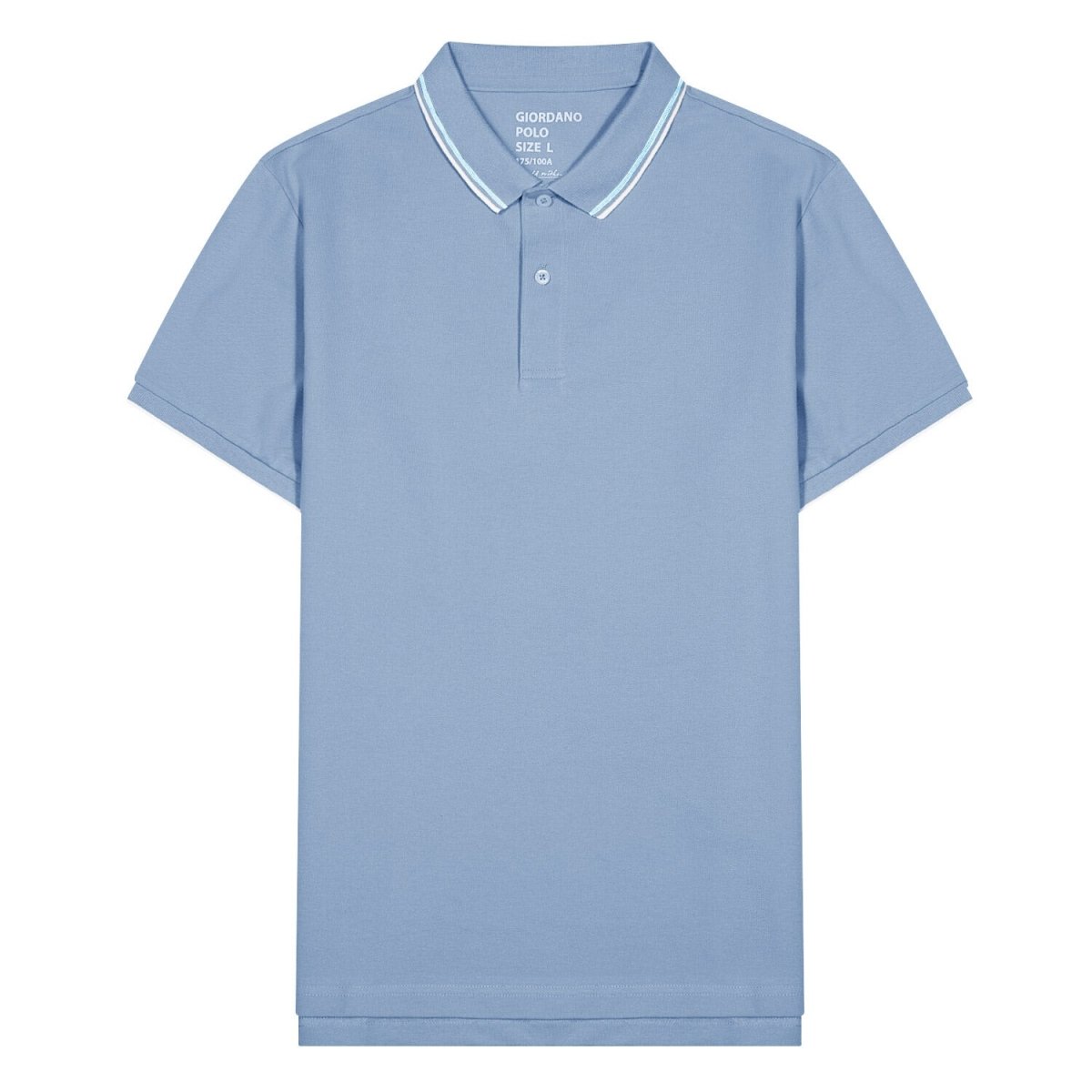 Men's Cotton Lycra Pique Slim Fit Polo - Giordano