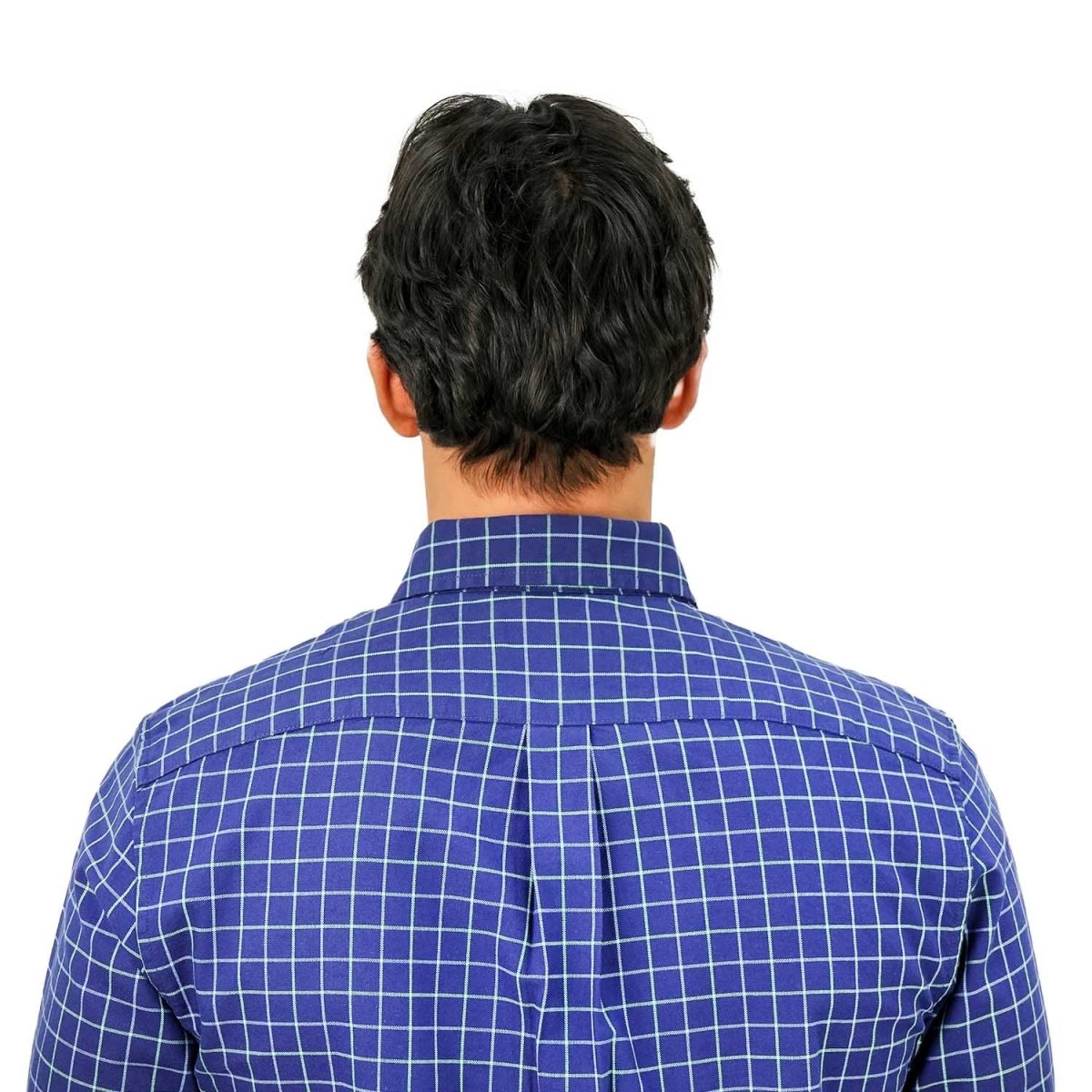 Men's Cotton Oxford Full Opening Long Sleeve Slim Fit Shirt - Giordano
