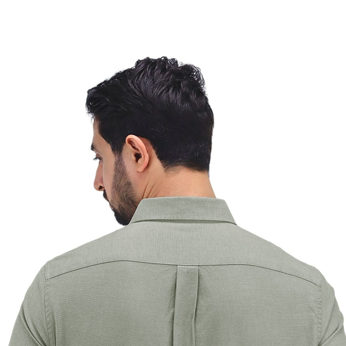 Men's Cotton Oxford Full Opening Long Sleeve Slim Fit Shirt - Giordano