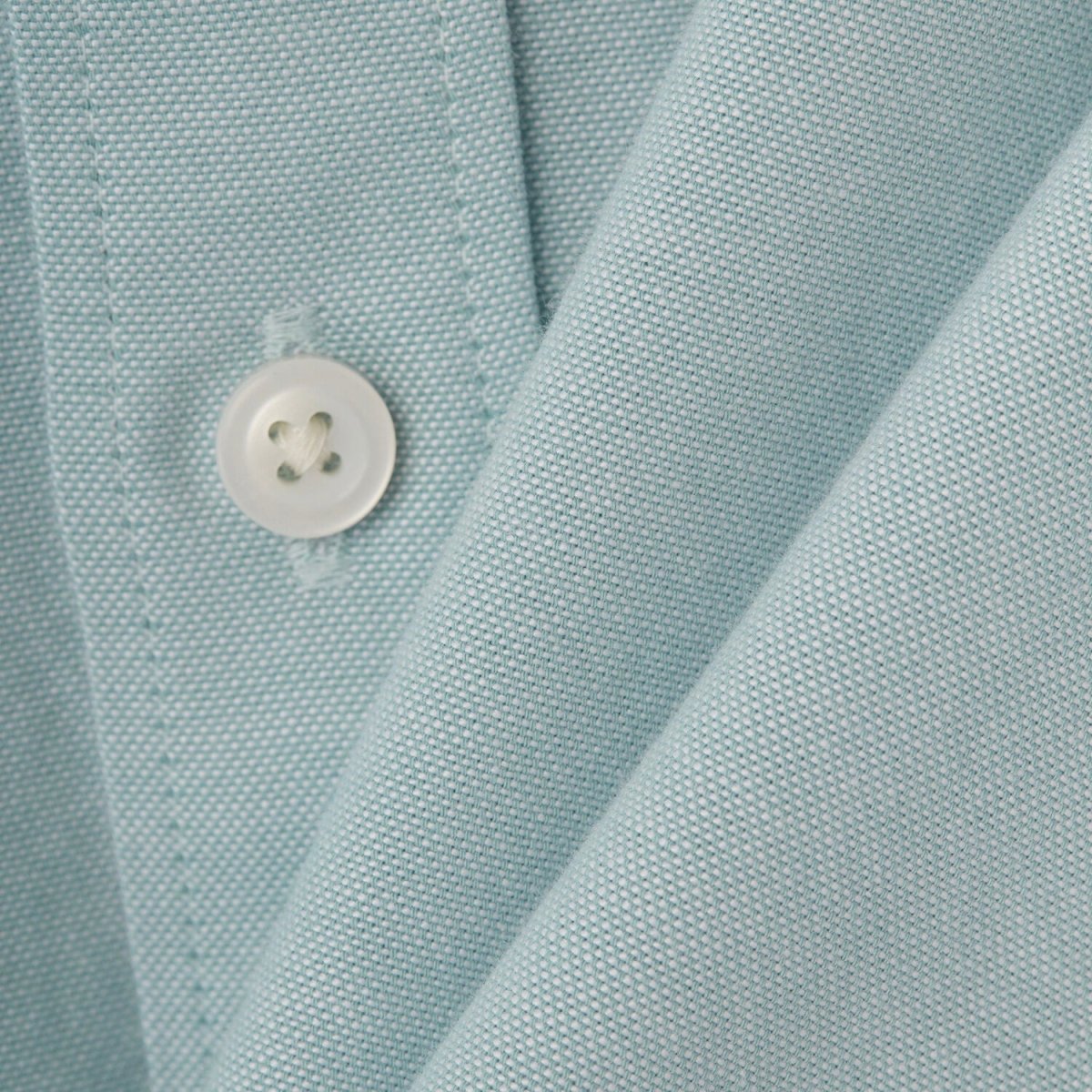 Men's Cotton Oxford Shirt - Small Lion Embroidery, Slim Fit, Full Button - Giordano