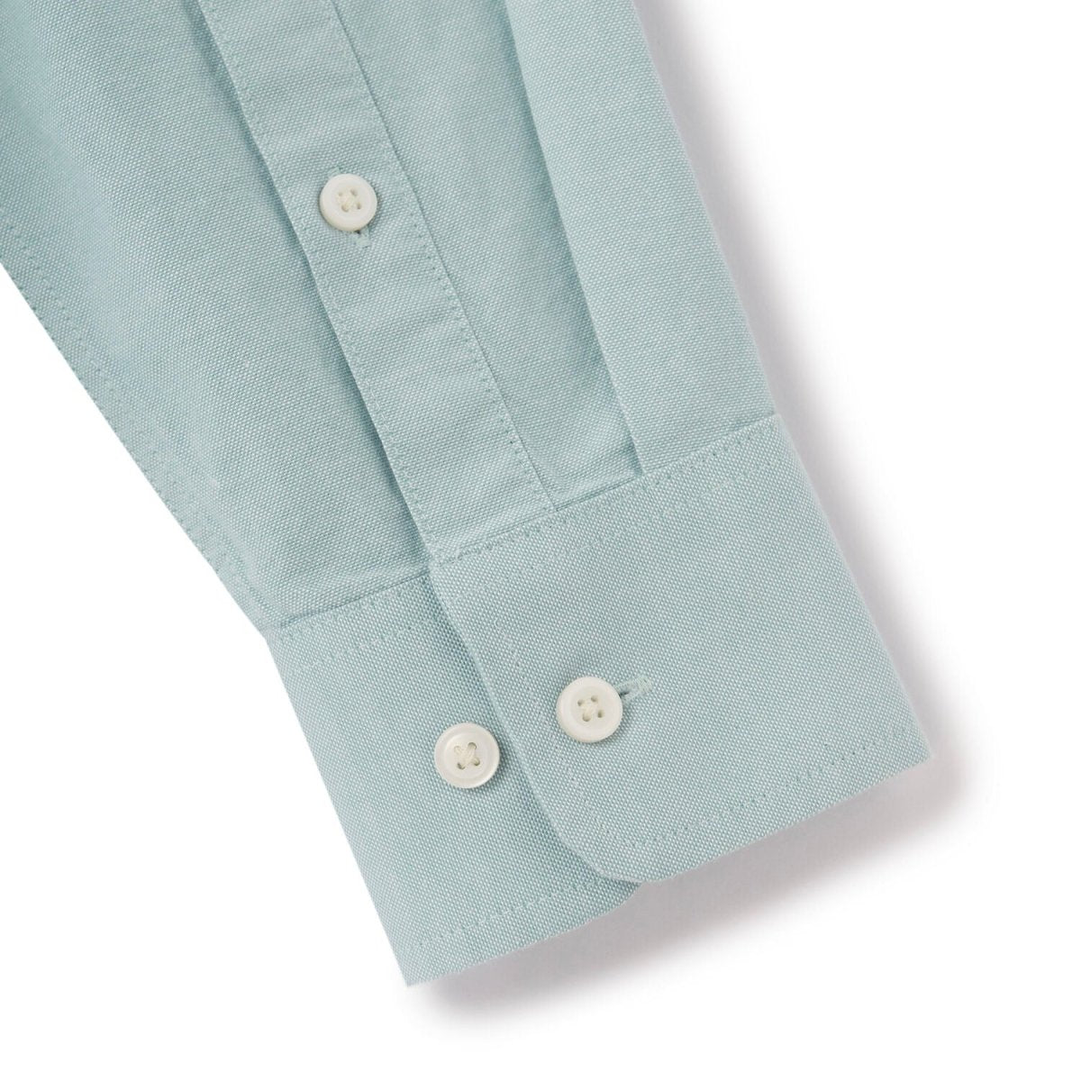 Men's Cotton Oxford Shirt - Small Lion Embroidery, Slim Fit, Full Button - Giordano