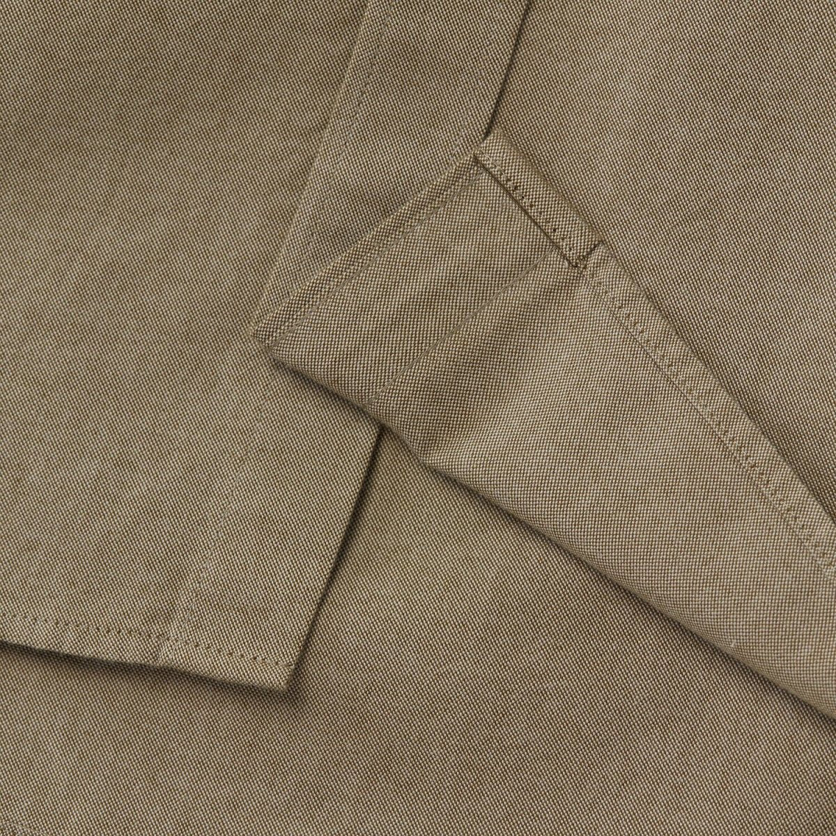 Men's Cotton Oxford Shirt - Small Lion Embroidery, Slim Fit, Full Button - Giordano