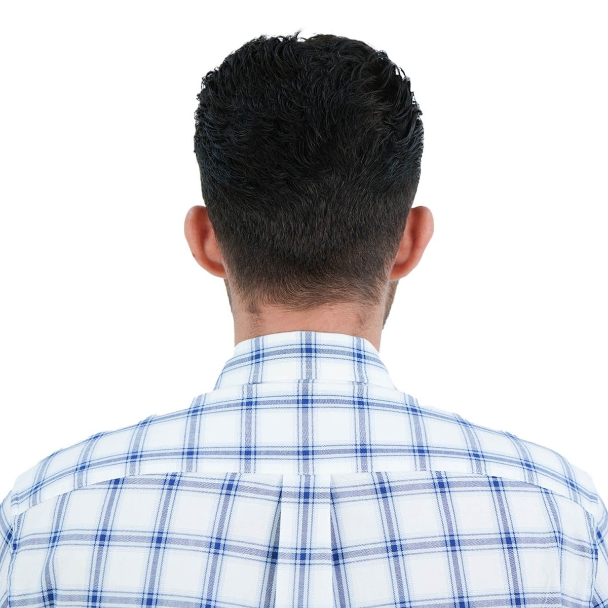 Men's Cotton Oxford Shirt - Small Lion Embroidery, Slim Fit, Full Button S - Shop Giordano