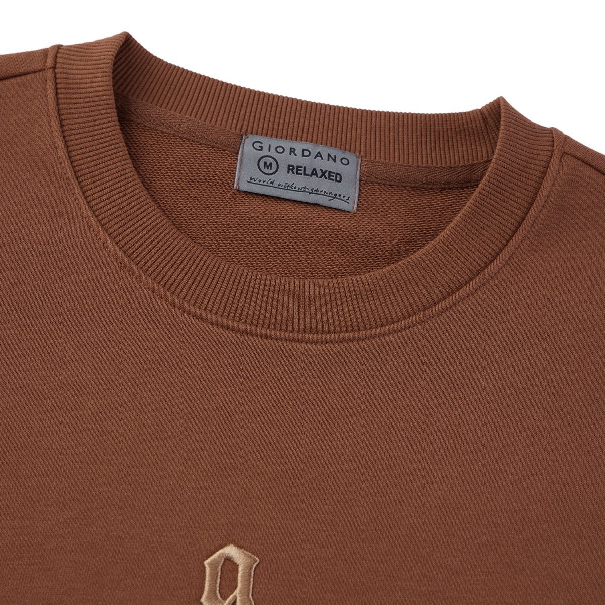 Men’S Cotton Polyester French Terry Crew Neck Sweatshirt - Giordano