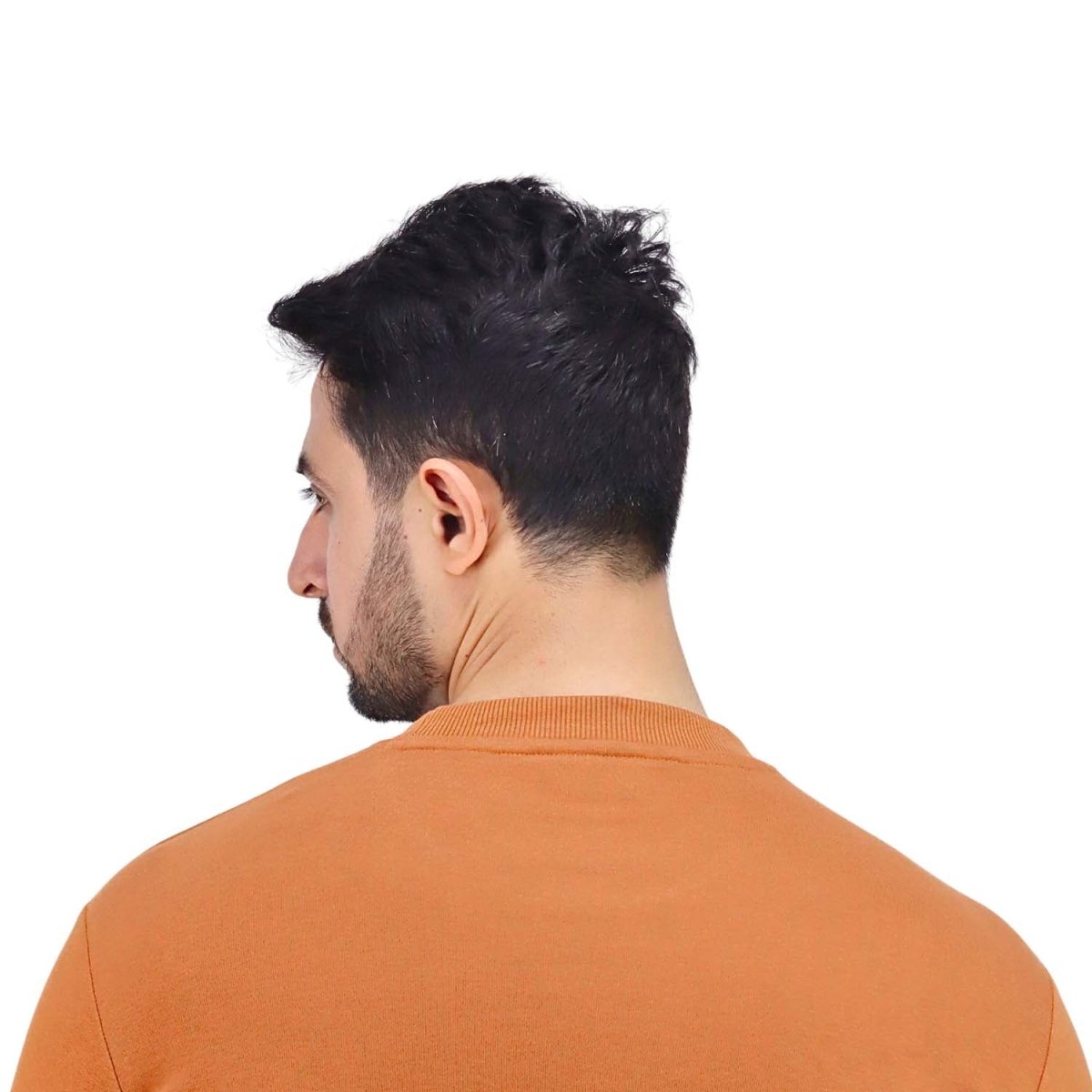Men's Cotton Polyester French Terry Crew Neck Sweatshirt - Giordano