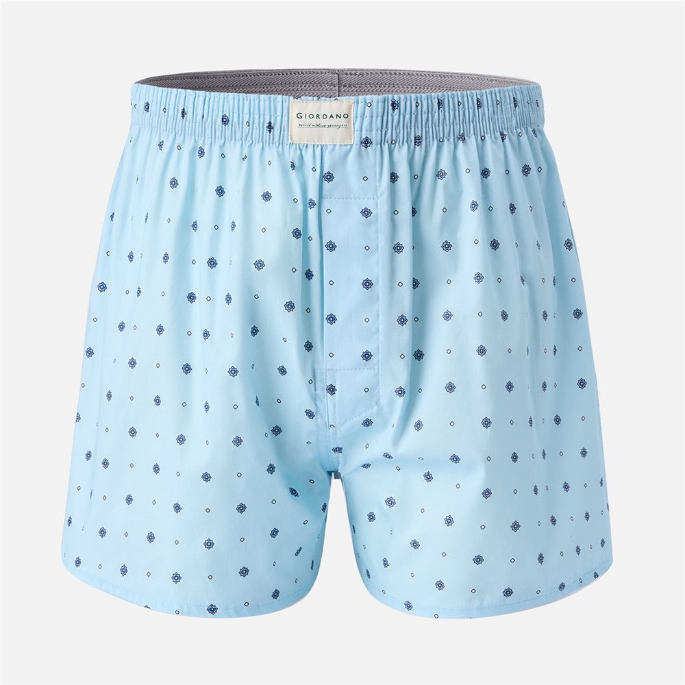 Men's Cotton Poplin Regular Fit Boxers 3Pcs Pack - Giordano