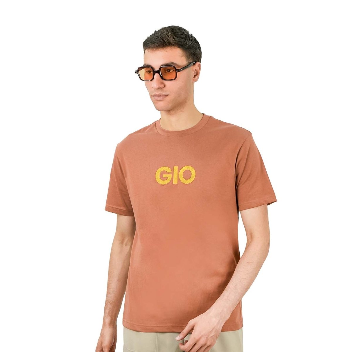 Men's Cotton Signature Print Tee - Giordano