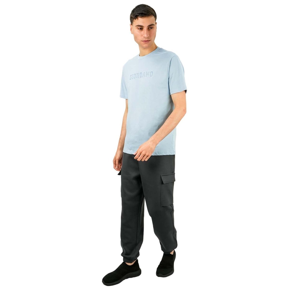 Men's Cotton Signature Print Tee - Giordano