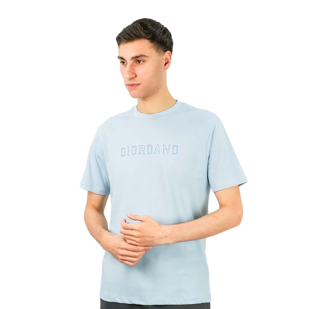 Men's Cotton Signature Print Tee - Giordano