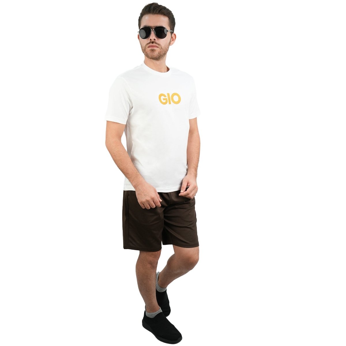 Men's Cotton Signature Print Tee - Giordano
