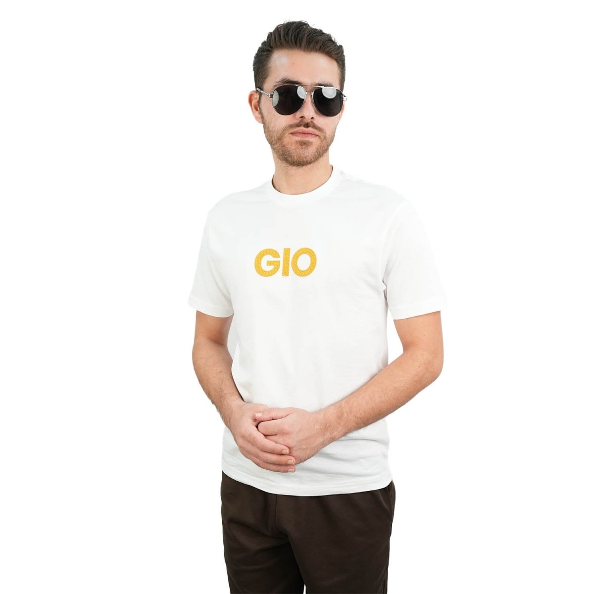 Men's Cotton Signature Print Tee - Giordano