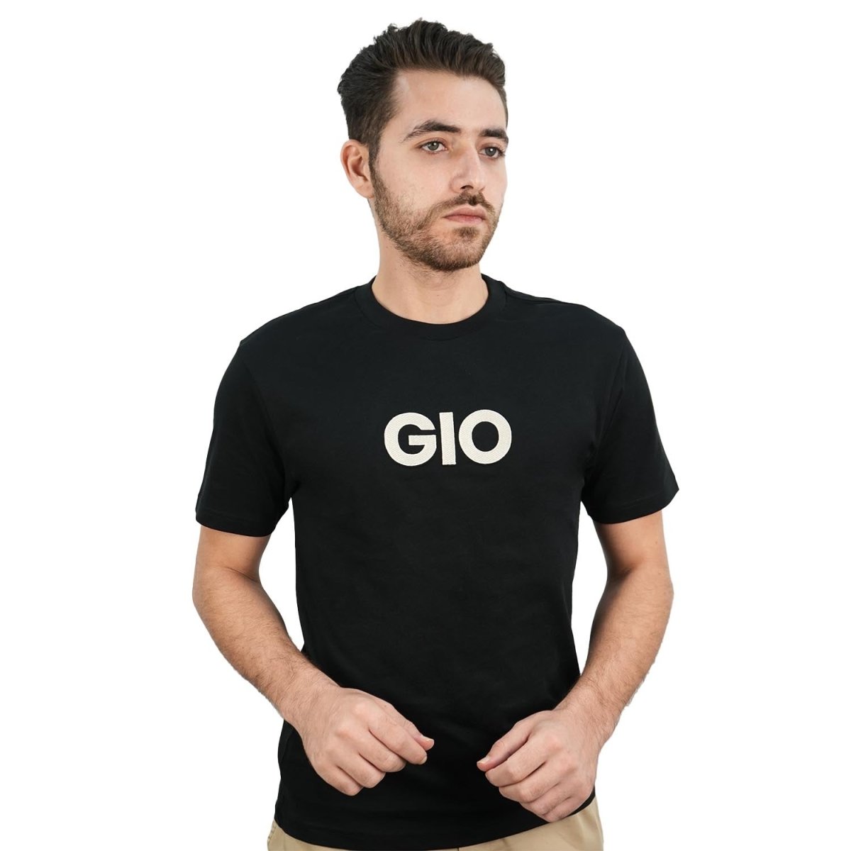 Men's Cotton Signature Print Tee S - Shop Giordano
