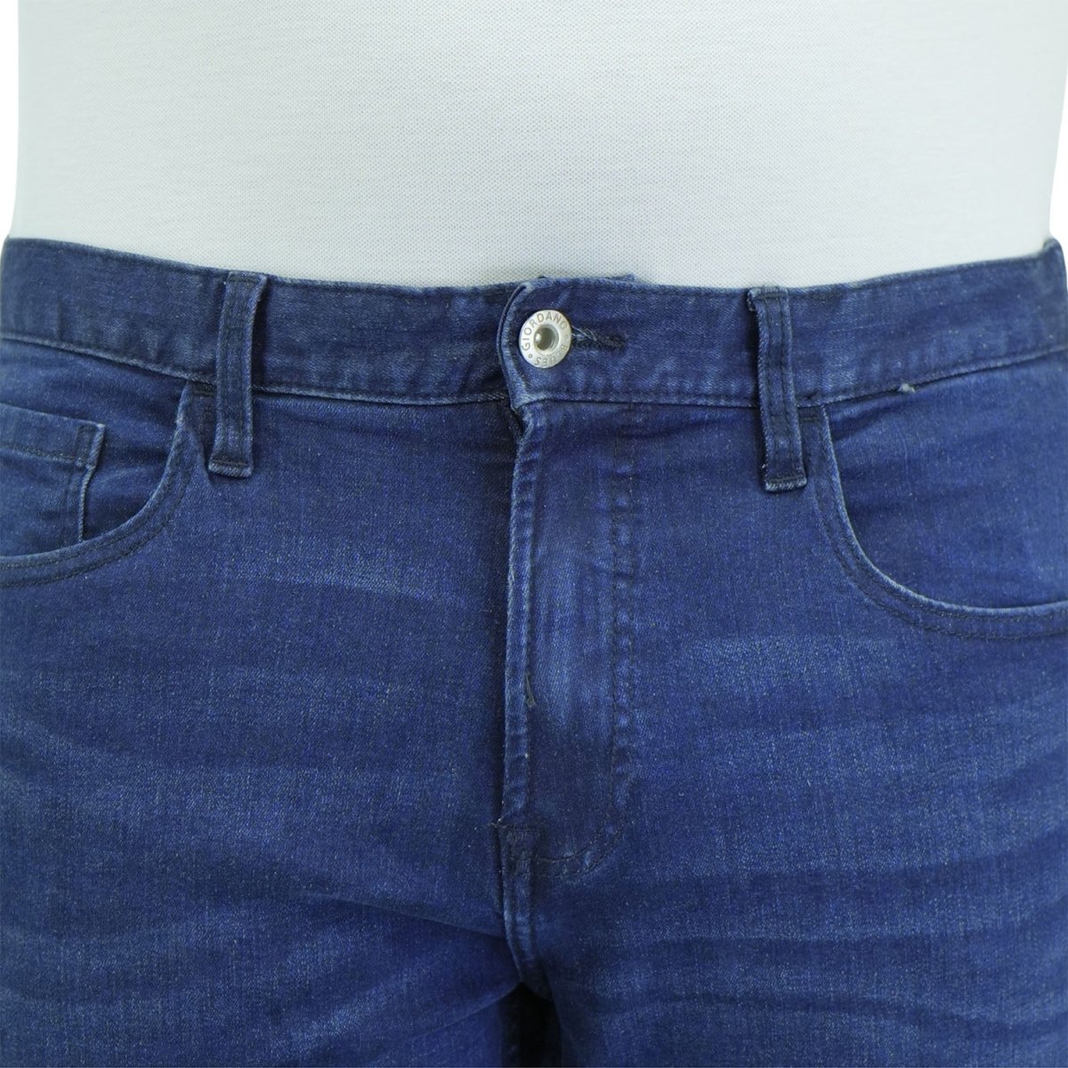 Men's Cotton Spandex Denim Low Rise Skinny Fit Tapered Jeans - Giordano