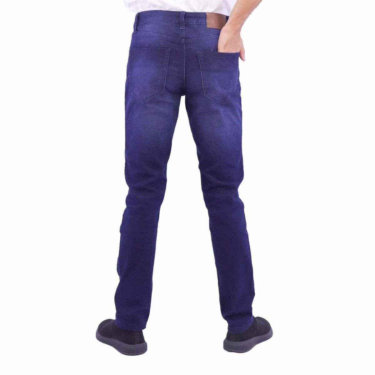 Men's Cotton Spandex Denim Low Rise Skinny Tapered Fit Jeans - Giordano