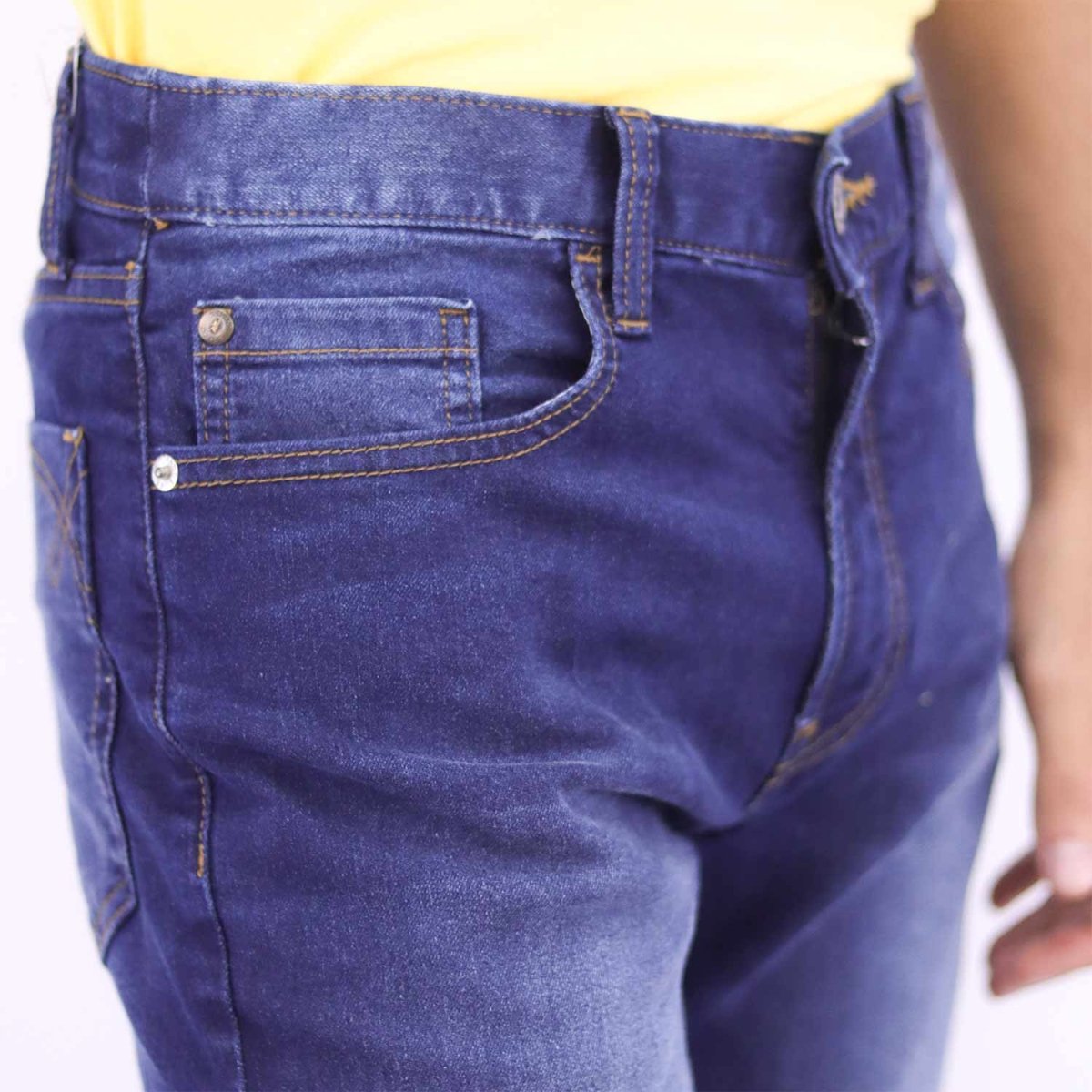 Men's Cotton Spandex Denim Low Rise Skinny Tapered Fit Jeans - Giordano