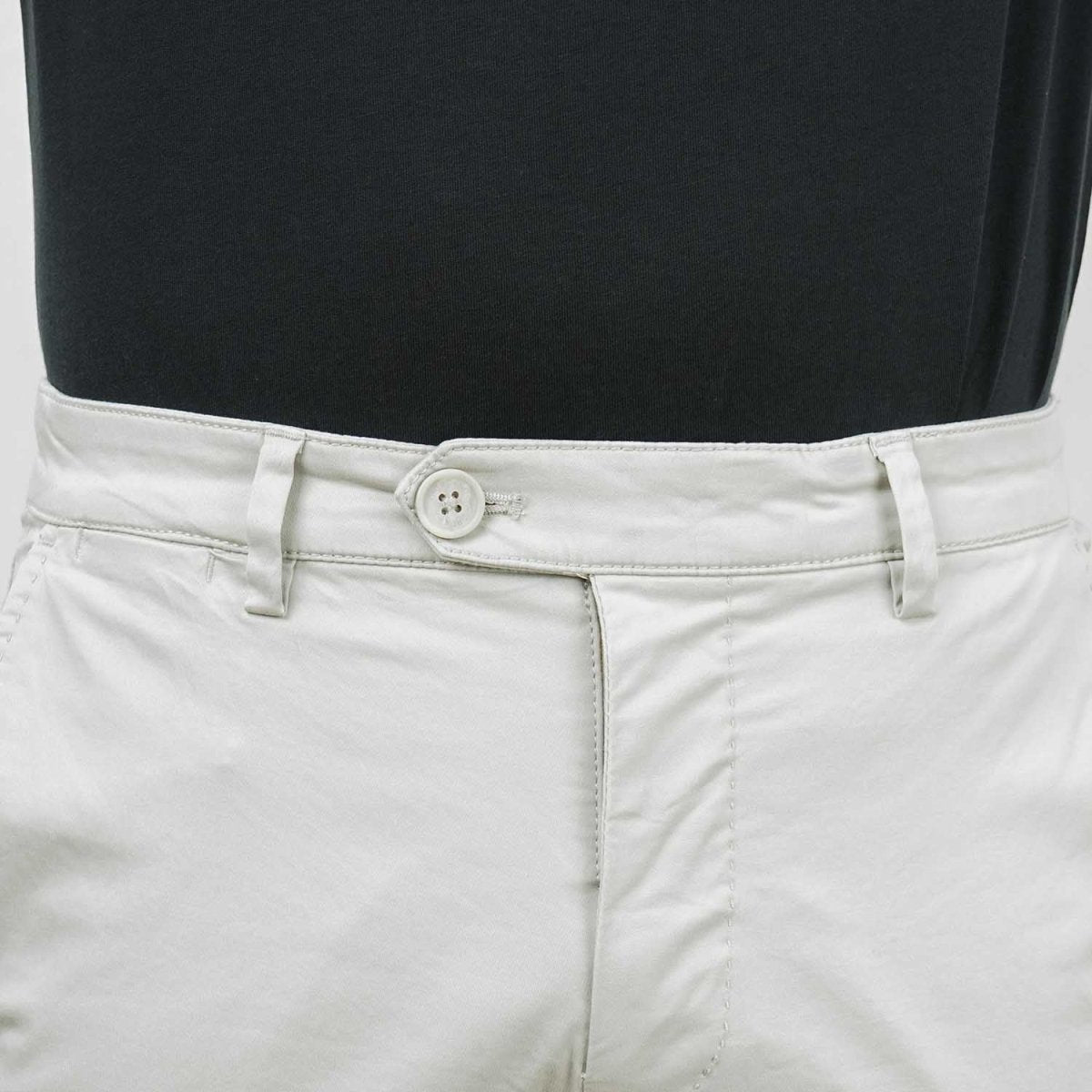 Men's Cotton Spandex Twill Slim Fit Khakis - Giordano