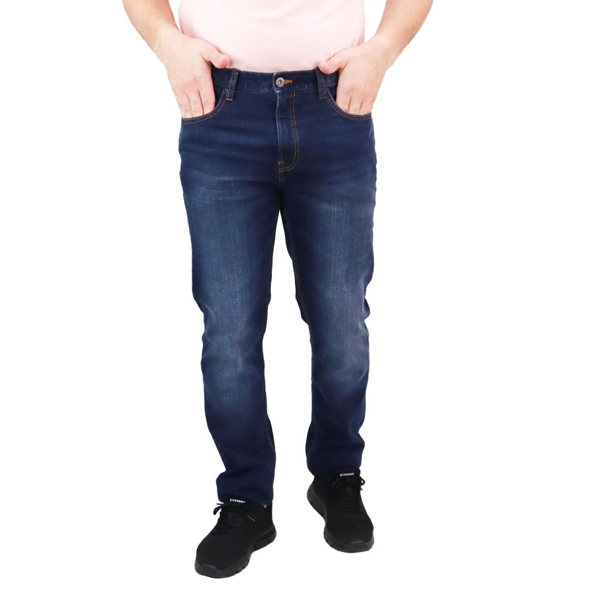 Men's Denim Low Rise Skinny Tapered Fit Jeans - Giordano