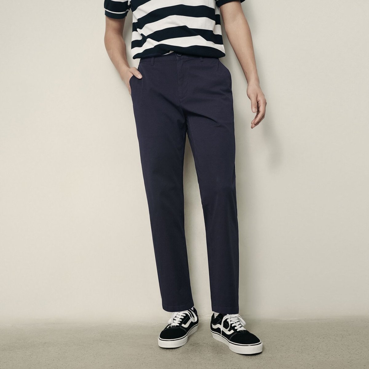 Men’S Easy Fit Jogger Pants – Stretch Twill & Everyday Comfort | Korea Collection - Giordano
