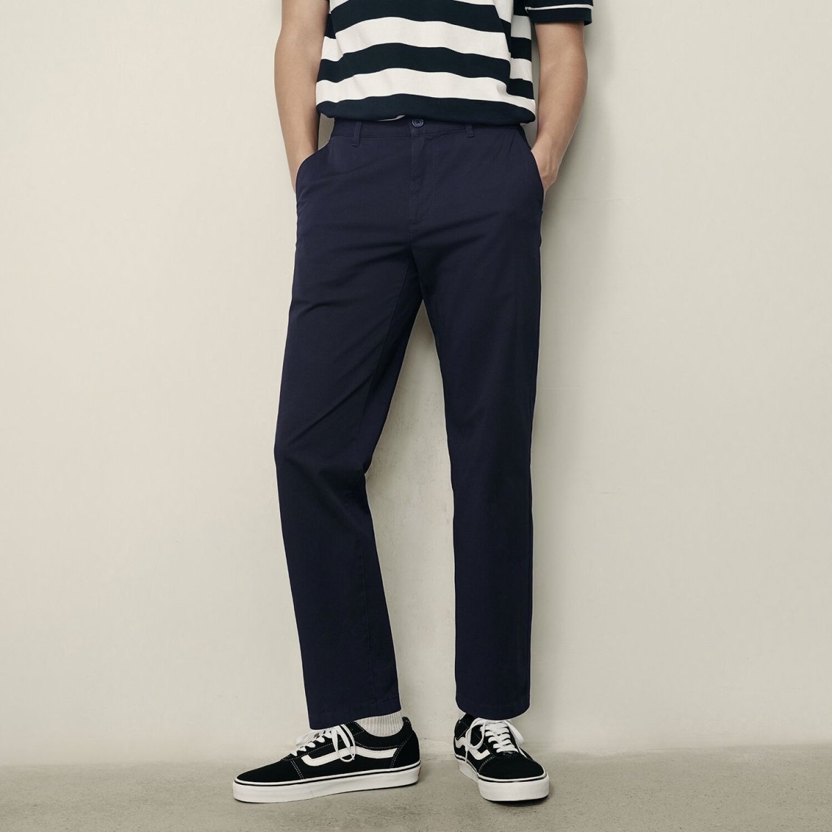Men’S Easy Fit Jogger Pants – Stretch Twill & Everyday Comfort | Korea Collection - Giordano