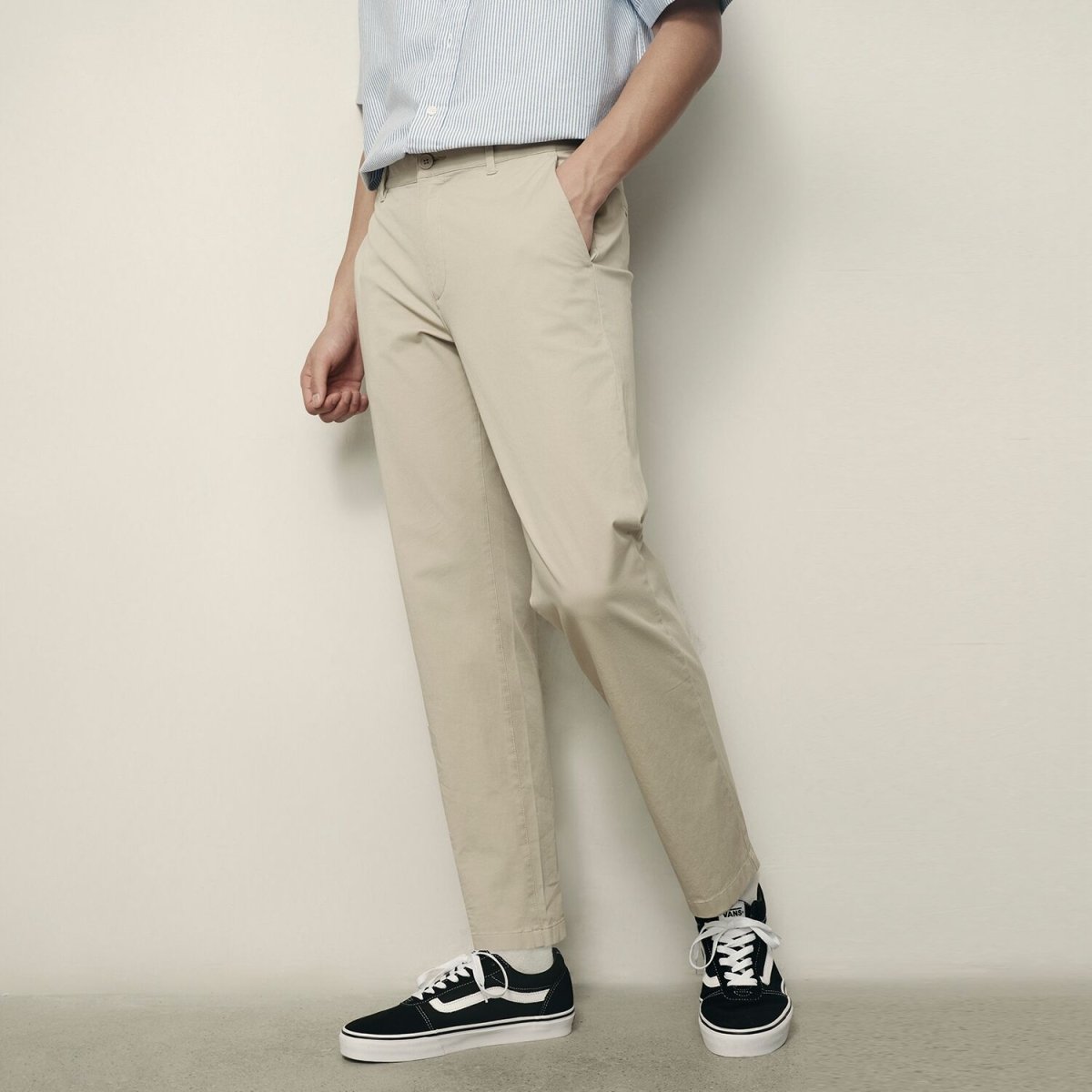 Men’S Easy Fit Jogger Pants – Stretch Twill & Everyday Comfort | Korea Collection - Giordano