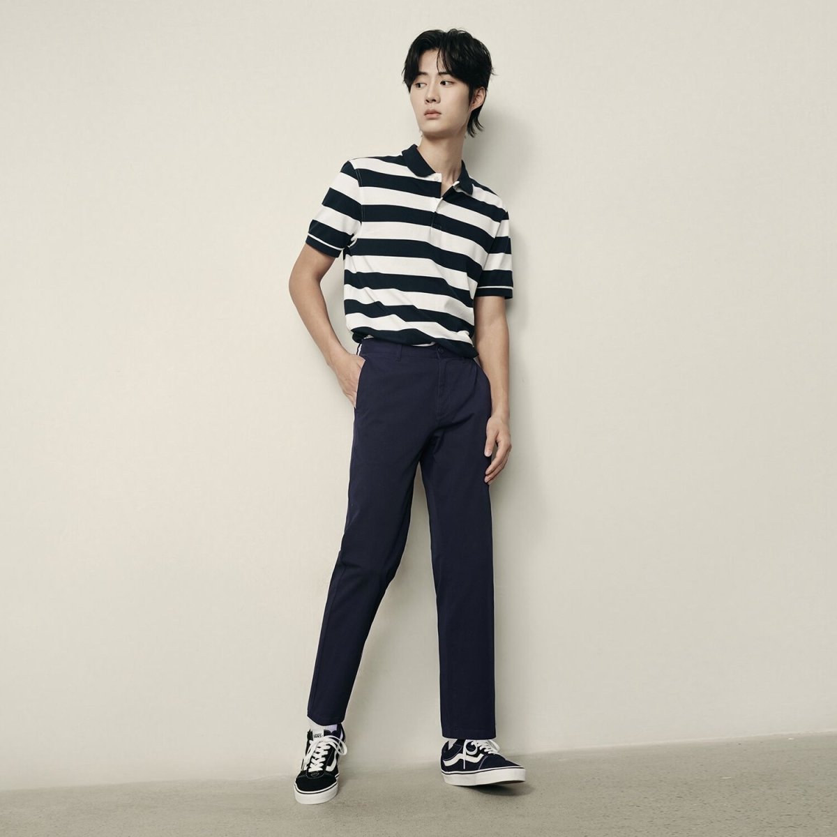 Men’S Easy Fit Jogger Pants – Stretch Twill & Everyday Comfort | Korea Collection - Giordano