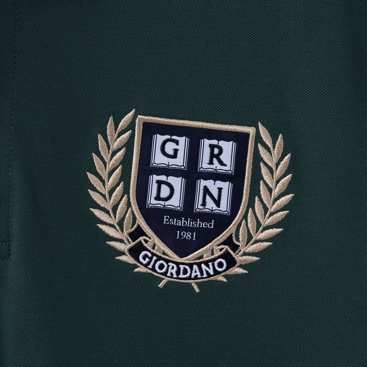 Men's Embroidered Pique Polo | Thematic 3G Collection S - Shop Giordano