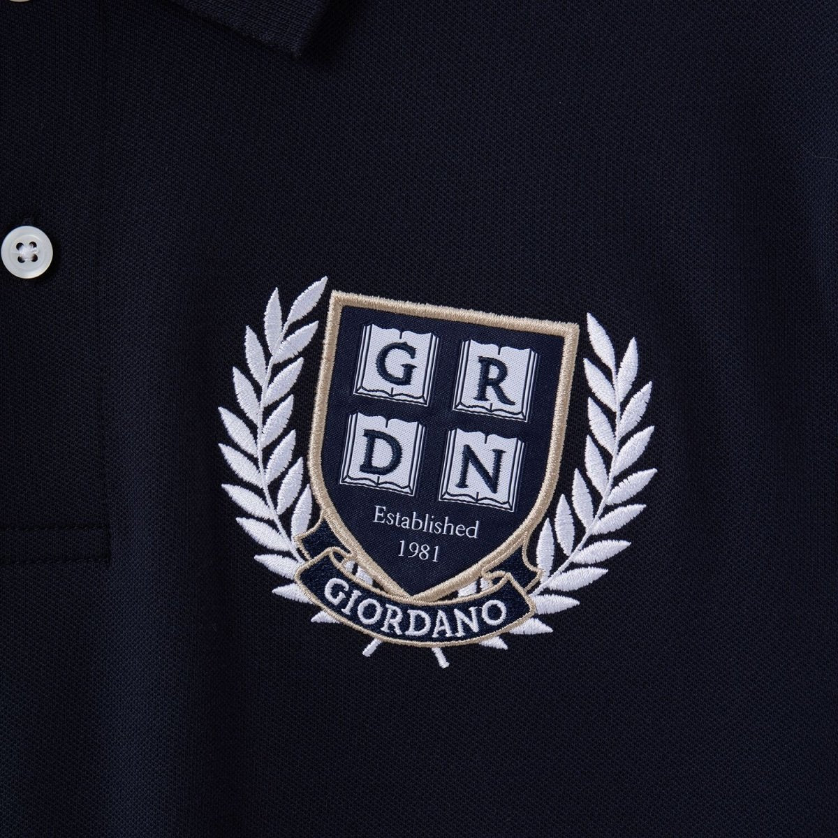 Men's Embroidered Pique Polo | Thematic 3G Collection S - Shop Giordano