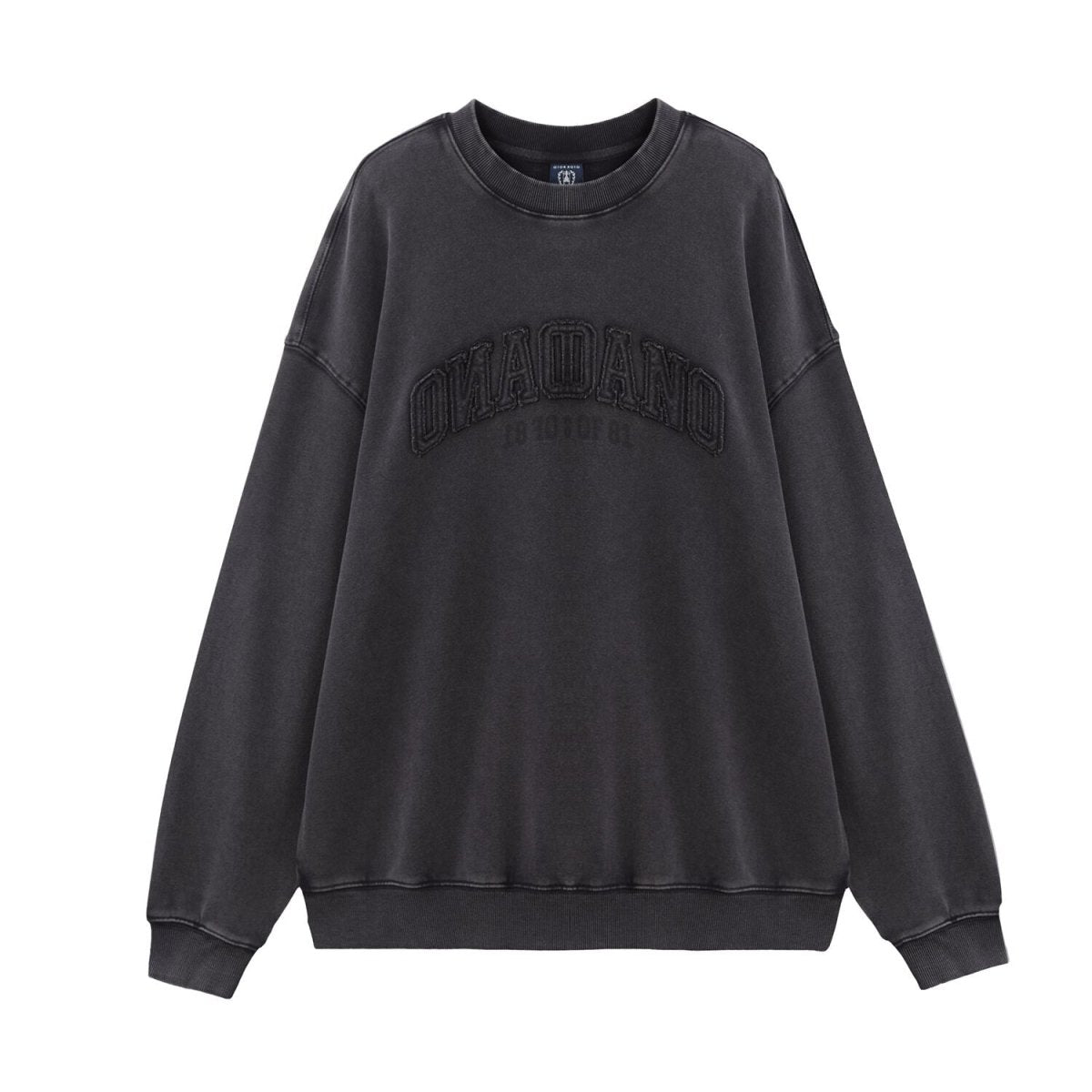 Men’S French Terry Crew Neck Printed Sweatshirt - Giordano