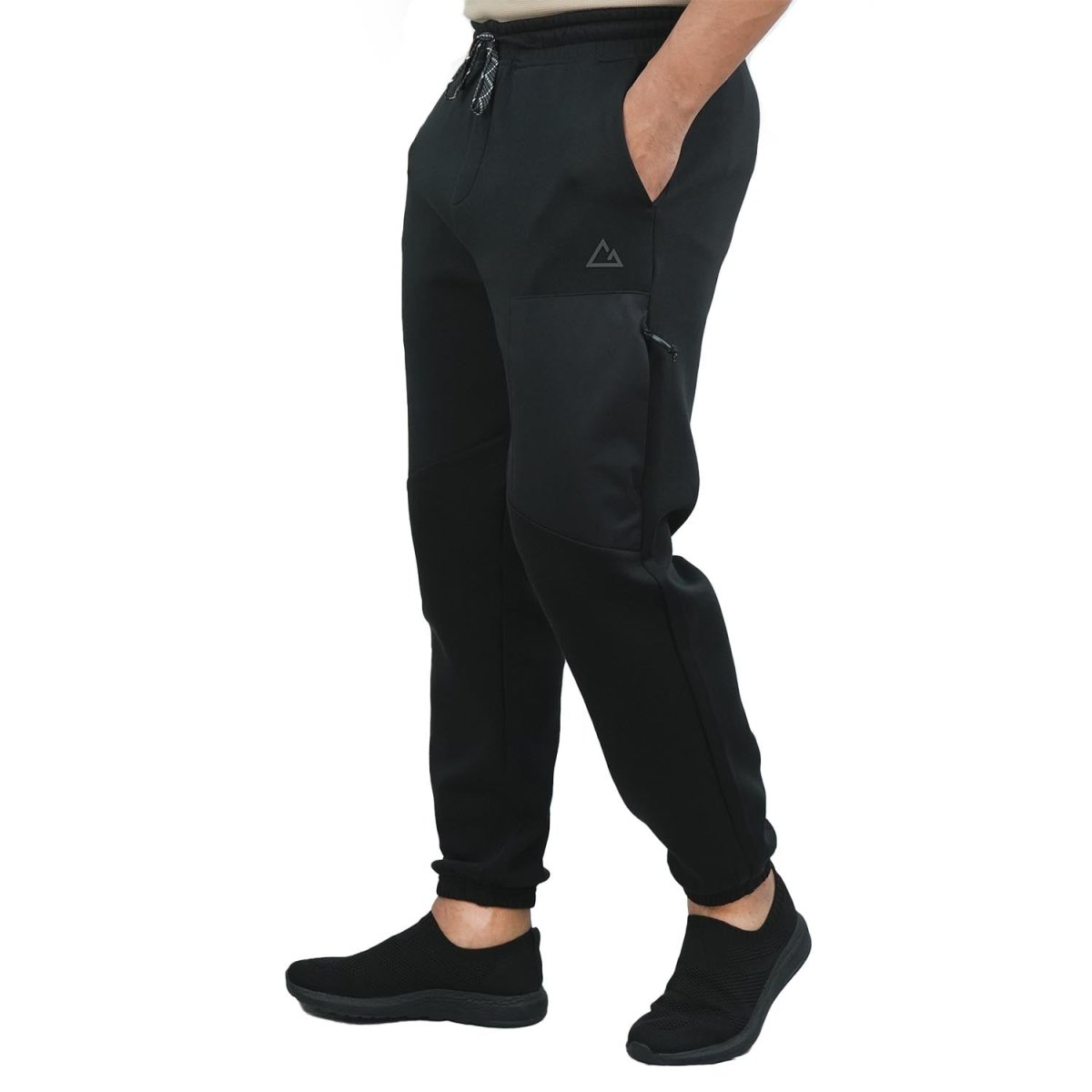 Men’S G - Motion Mid - Rise Relaxed Fit Interlock Knit Joggers With Pockets - Giordano
