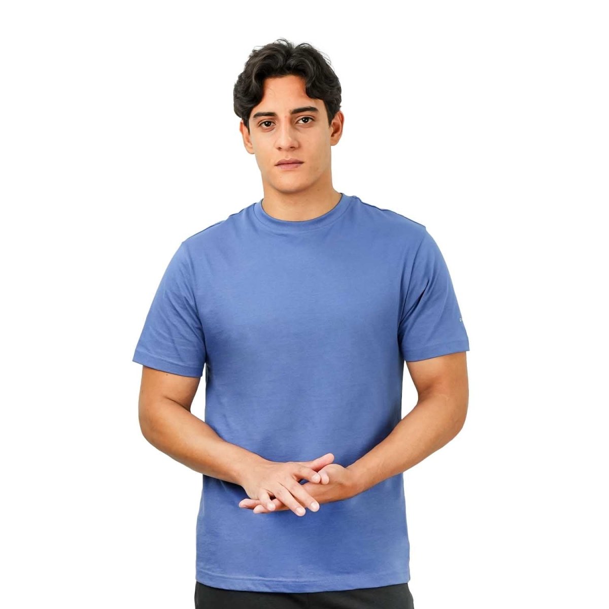 Men's Giordano Cotton Crewneck Slim Fit Tee - Short Sleeve - Giordano