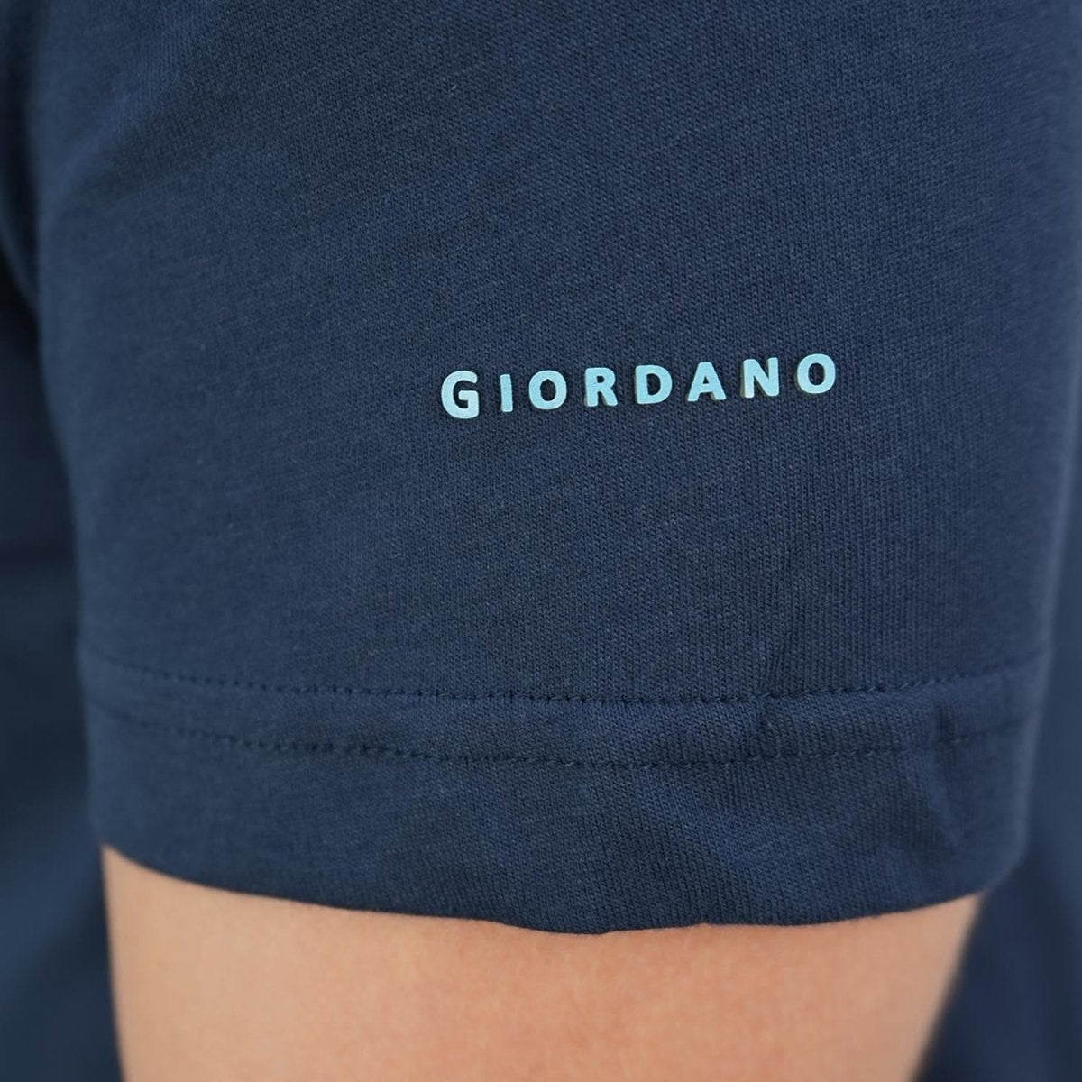 Men's Giordano Cotton Crewneck Slim Fit Tee - Short Sleeve - Giordano