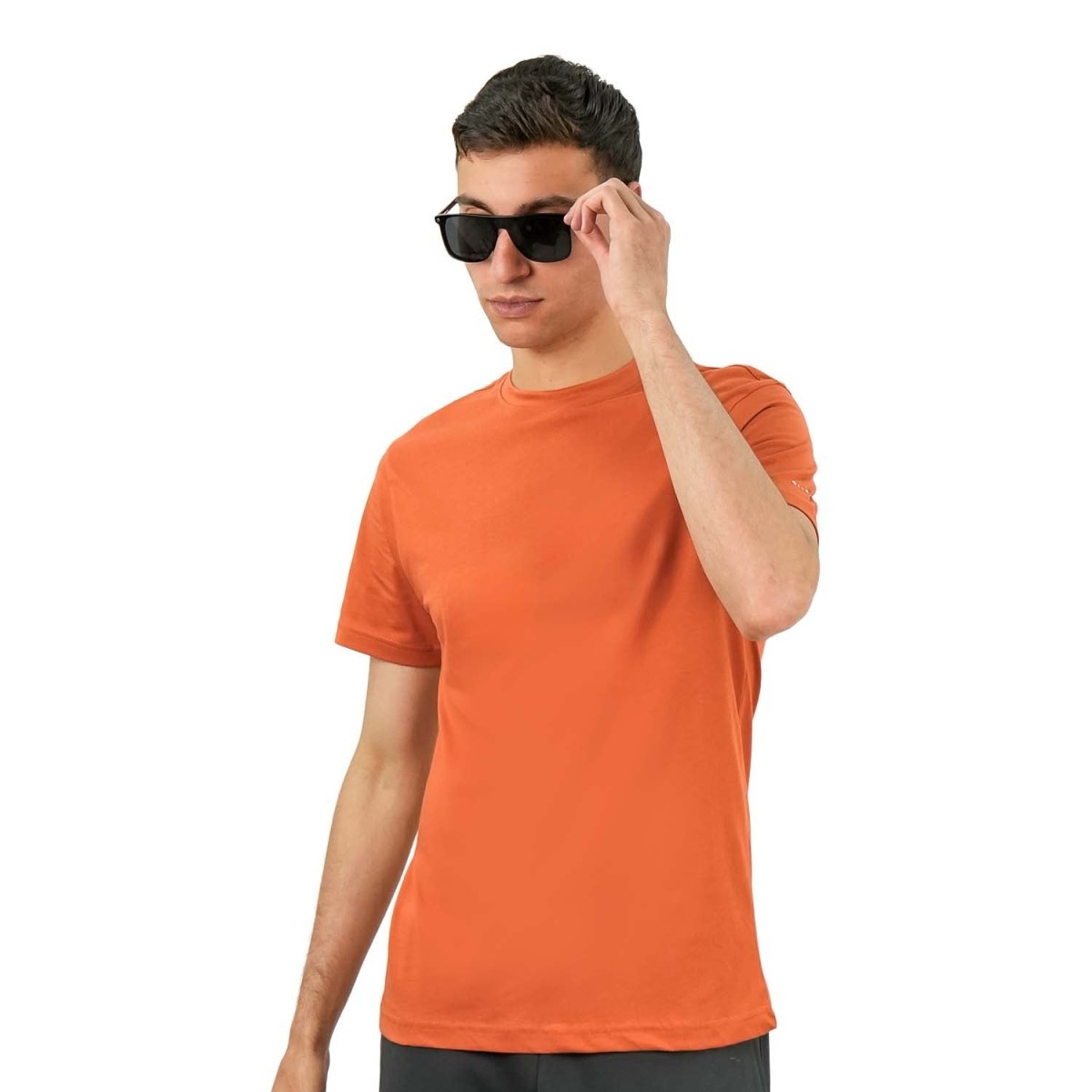 Men's Giordano Cotton Crewneck Slim Fit Tee - Short Sleeve - Giordano