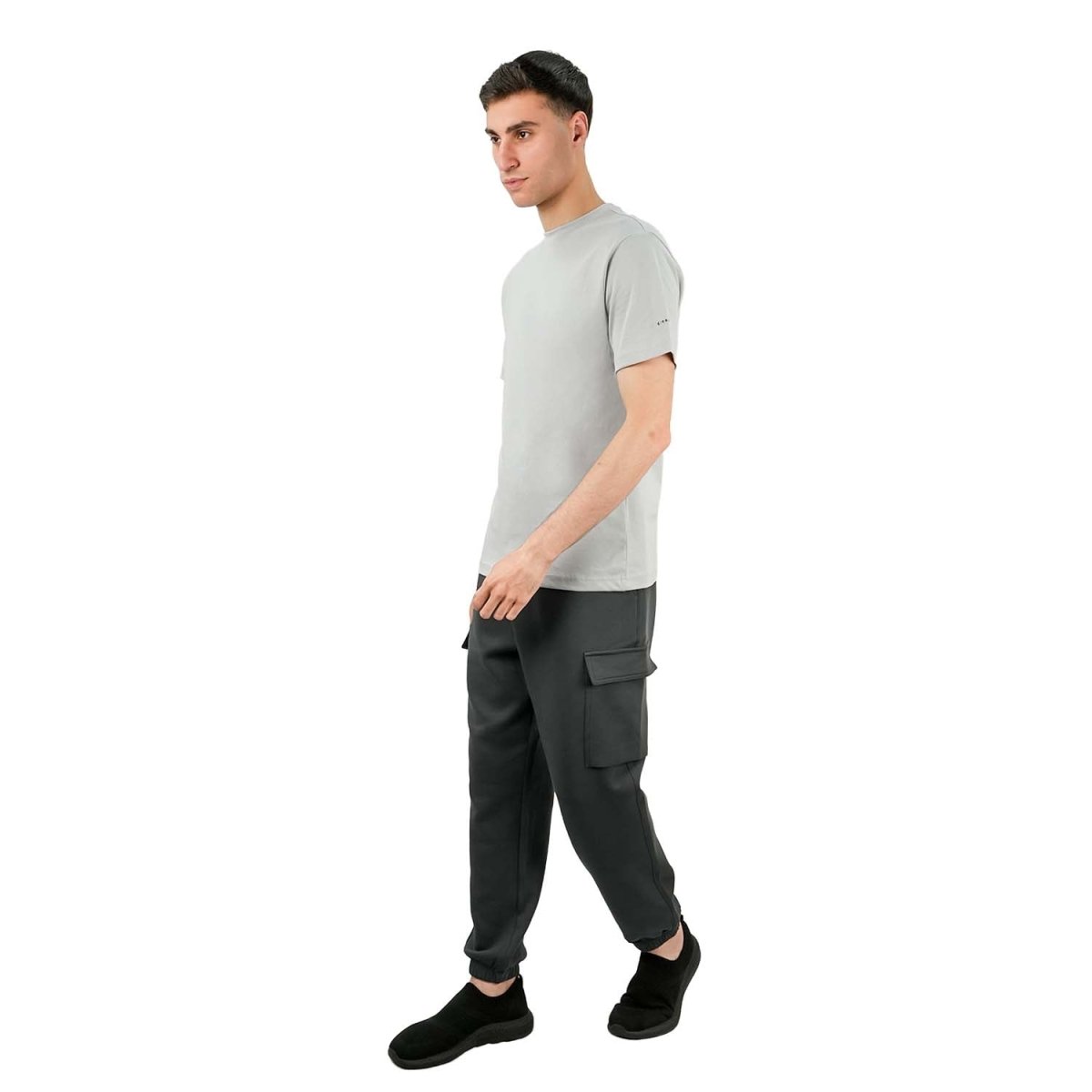 Men's Giordano Cotton Crewneck Slim Fit Tee - Short Sleeve - Giordano