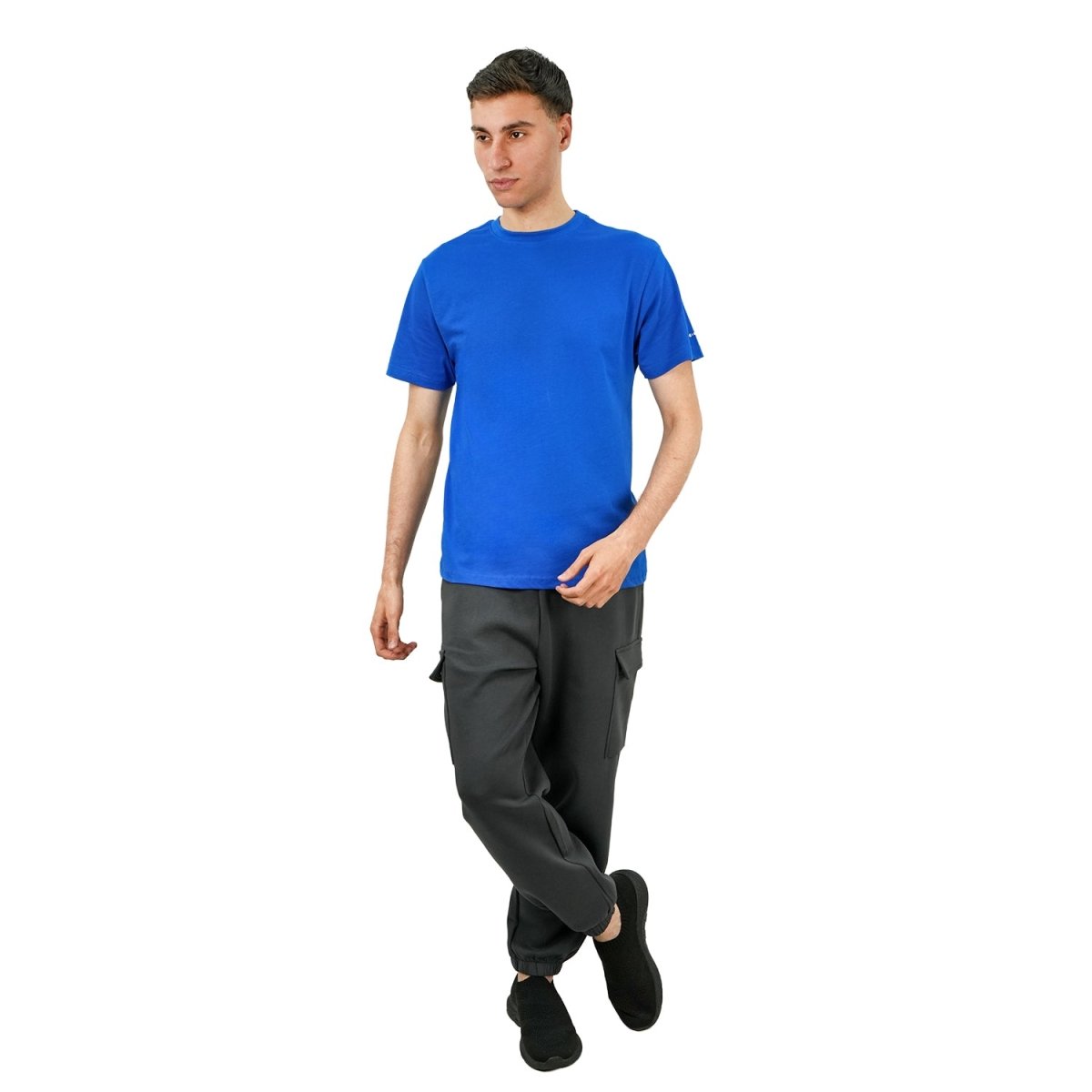 Men's Giordano Cotton Crewneck Slim Fit Tee - Short Sleeve - Giordano