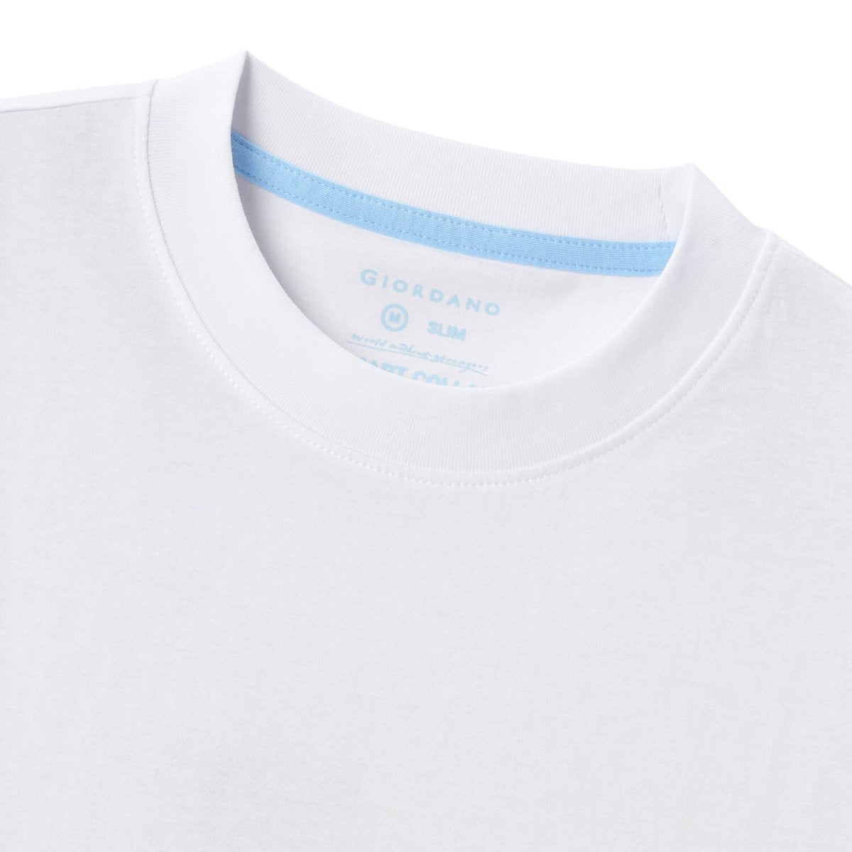 Men's Giordano Cotton Crewneck Slim Fit Tee - Short Sleeve - Giordano