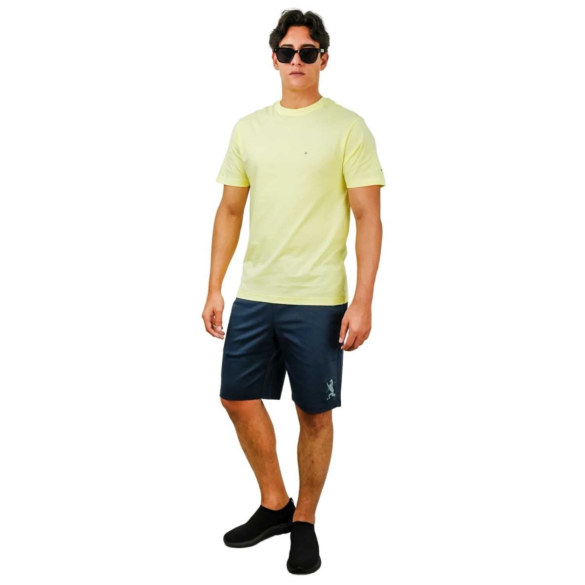 Men's Giordano Cotton Crewneck Slim Fit Tee - Short Sleeve - Giordano